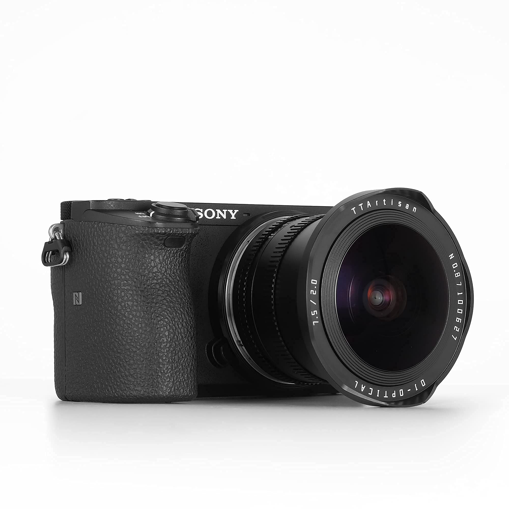TTARTISAN 7,5 mm F2 APS-C Fisheye Obiettivo fotografico a fuoco manuale per Sony E Mount (sin filtro ND)