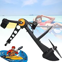 Pedal de caiaque, leme de pedal feito para caiaques compatíveis, prancha de remo inflável para pesca, caça, adultos, crianças, dispositivo de propulsão de pedal resistente e durável