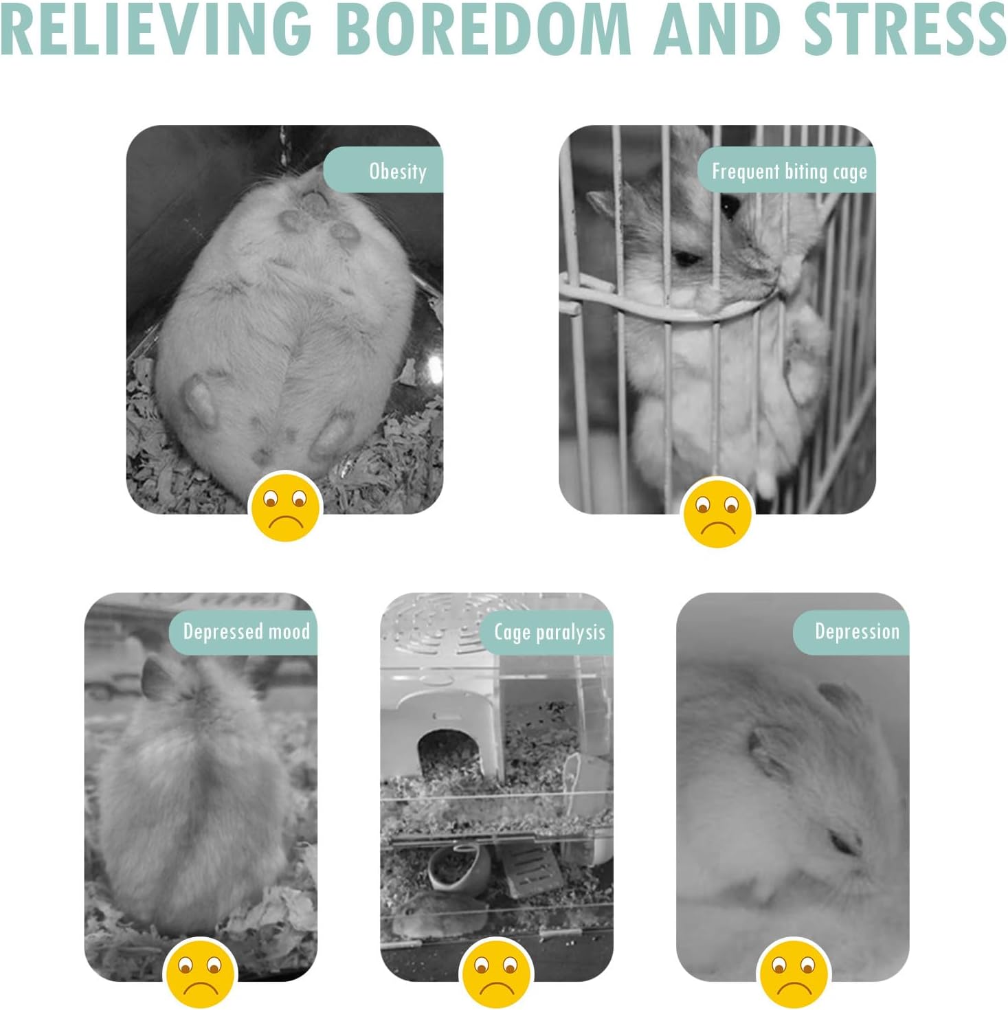 Silent Hamster Wheel Wooden Stand 20cm Cage Exercise Wheel for Small Hamsters Gerbils and Hedgehogs Pet Accessory for Small Animals