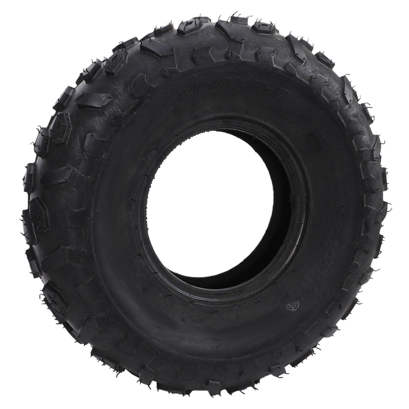 Akozon Opona do Mini-motocykla ATV 19x7 8, Odporna na Przebicie, Bezdętkowa Opona Terenowa z 4-warstwową strukturą, Przeznaczona do Jazdy w Błocie, Piasku i Skałach, Zamiennik dla