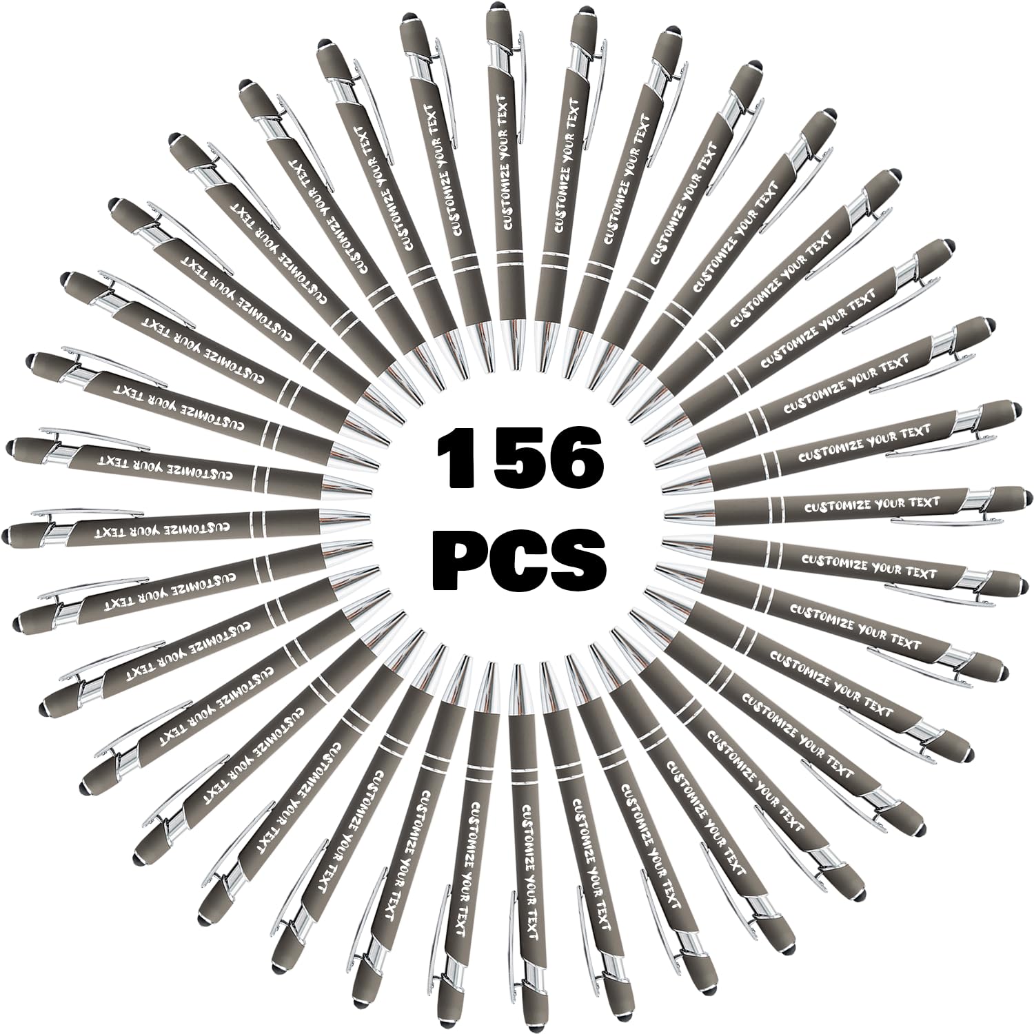 AIFLM Personalized Pens with Name in Bulk Up to 500 Pcs Engraving Ballpoint Pens Set with Your Name Text for Business,Graduation,Wedding,Birthday,Christmas