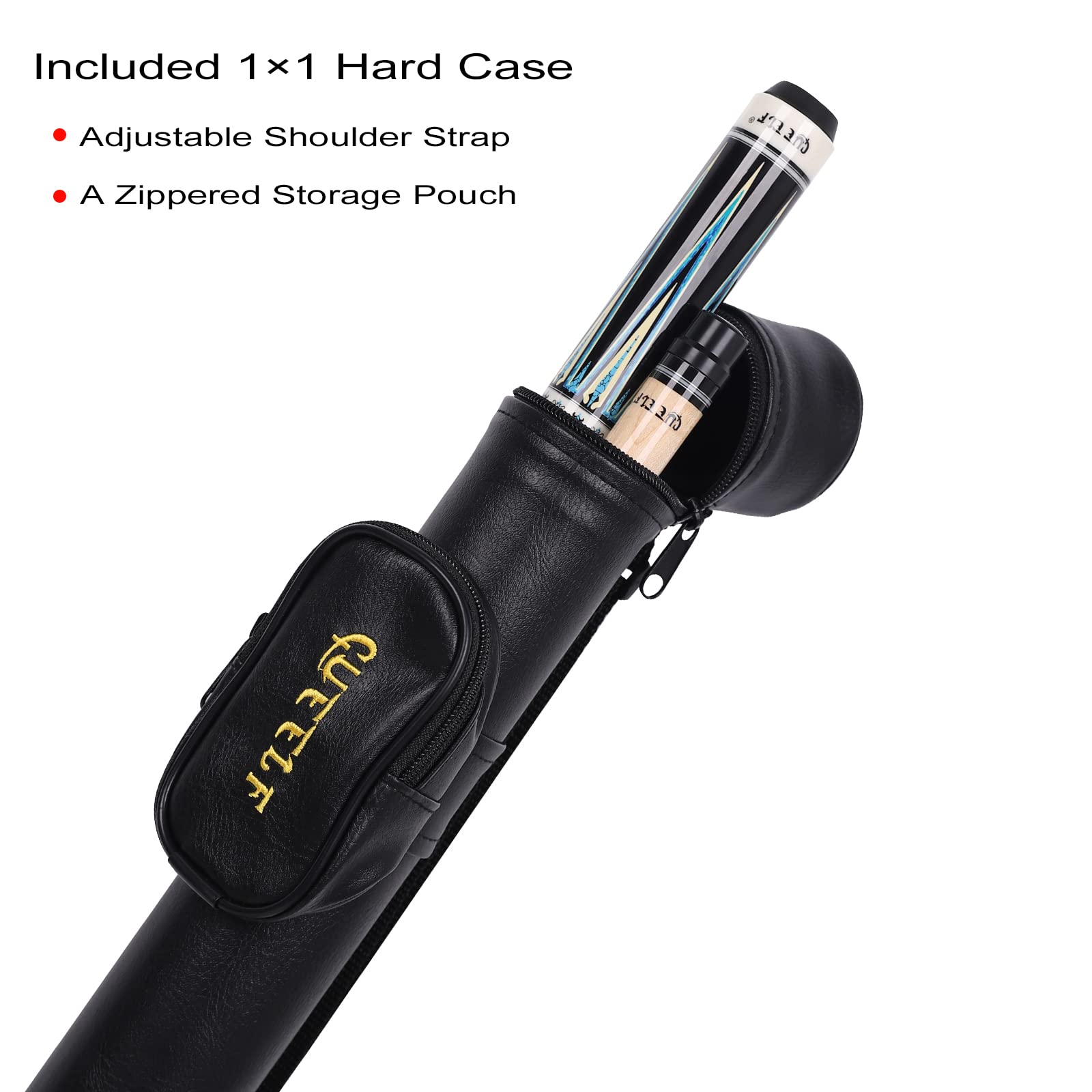 プールキュースティック　初心者用　ケース付き Amazon | プールキュースティック ケース付き 13mm グラス