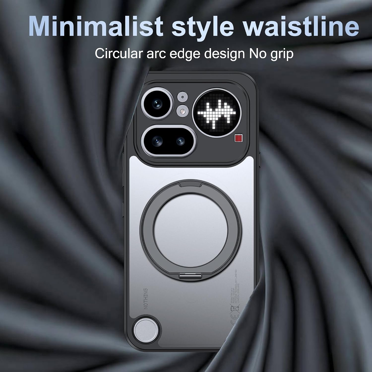 for Nothing Phone 4a Pro Case with Stand,high qualit,PC Material,Scratch Resistant,Anti-Skid image 3