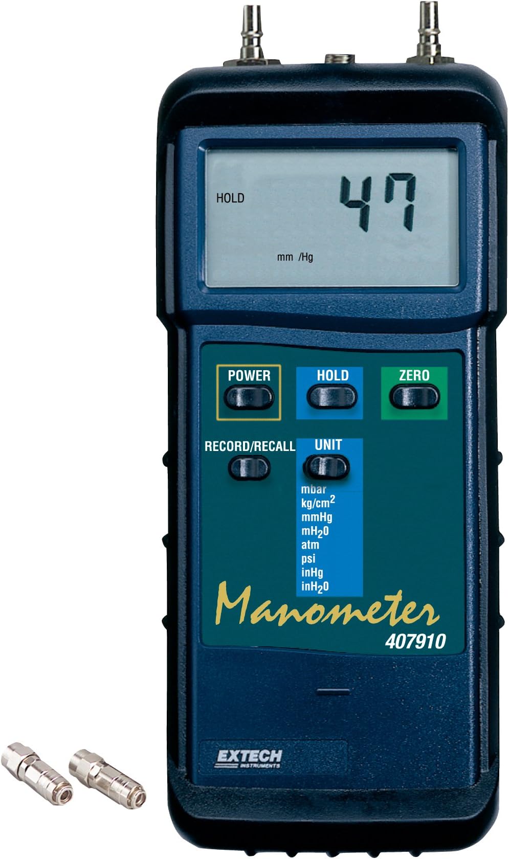Extech 407910 Heavy Duty 29psi Differential Pressure Manomet