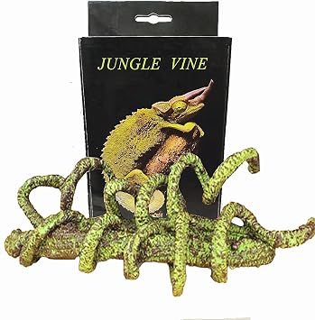 Flexible Bend-A-Branch Reptile Vines,Terrarium Decor,Long Jungle Climber Vines Habitat Decor for Chameleon Climbing Lizards Snakes and More Small Animals