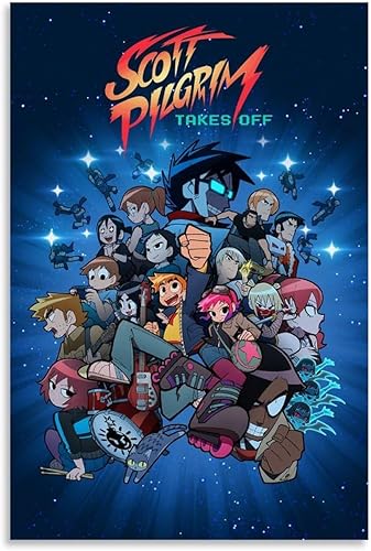 MAIX Scott - Póster de peregrino con texto en inglés "Takes Off", póster para decoración de dormitorio, 12 x 18 pulgadas (11.8 x 17.7 in), estilo