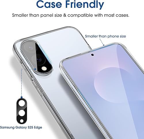 Vista 74 de amFilm OneTouch - Protector de pantalla de alineación automática para Samsung Galaxy S23 de 6.1 pulgadas + protector de lente de cámara, vidrio