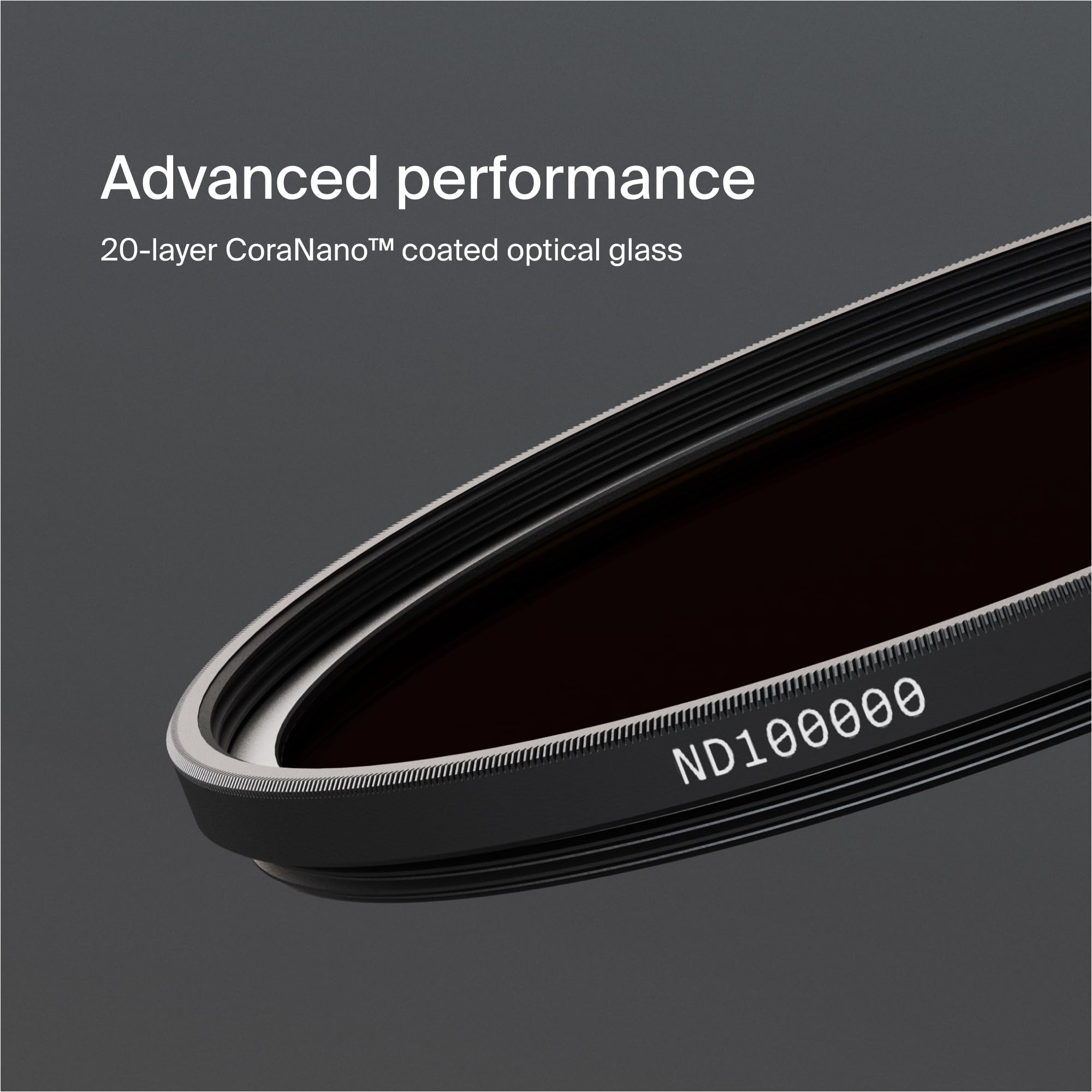 Urth 77 mm Filtro Solare ND100000 (16,6 Stop) (Plus) — 20 strati Nano, profilo Ultra sottile, densità Neutra estrema, sicuro per la fotografia solare