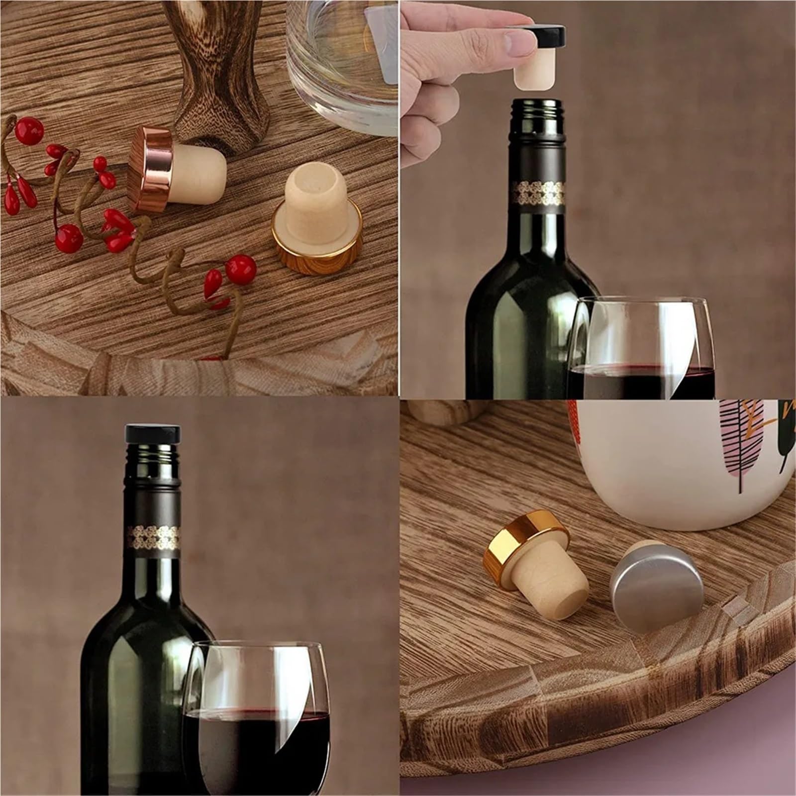 Bouchons en forme de T 30 pièces, couvercle bouchon bouteille vin Champagne, d'étanchéité for bière, fournitures Bar cuisine, artisanat bricolage