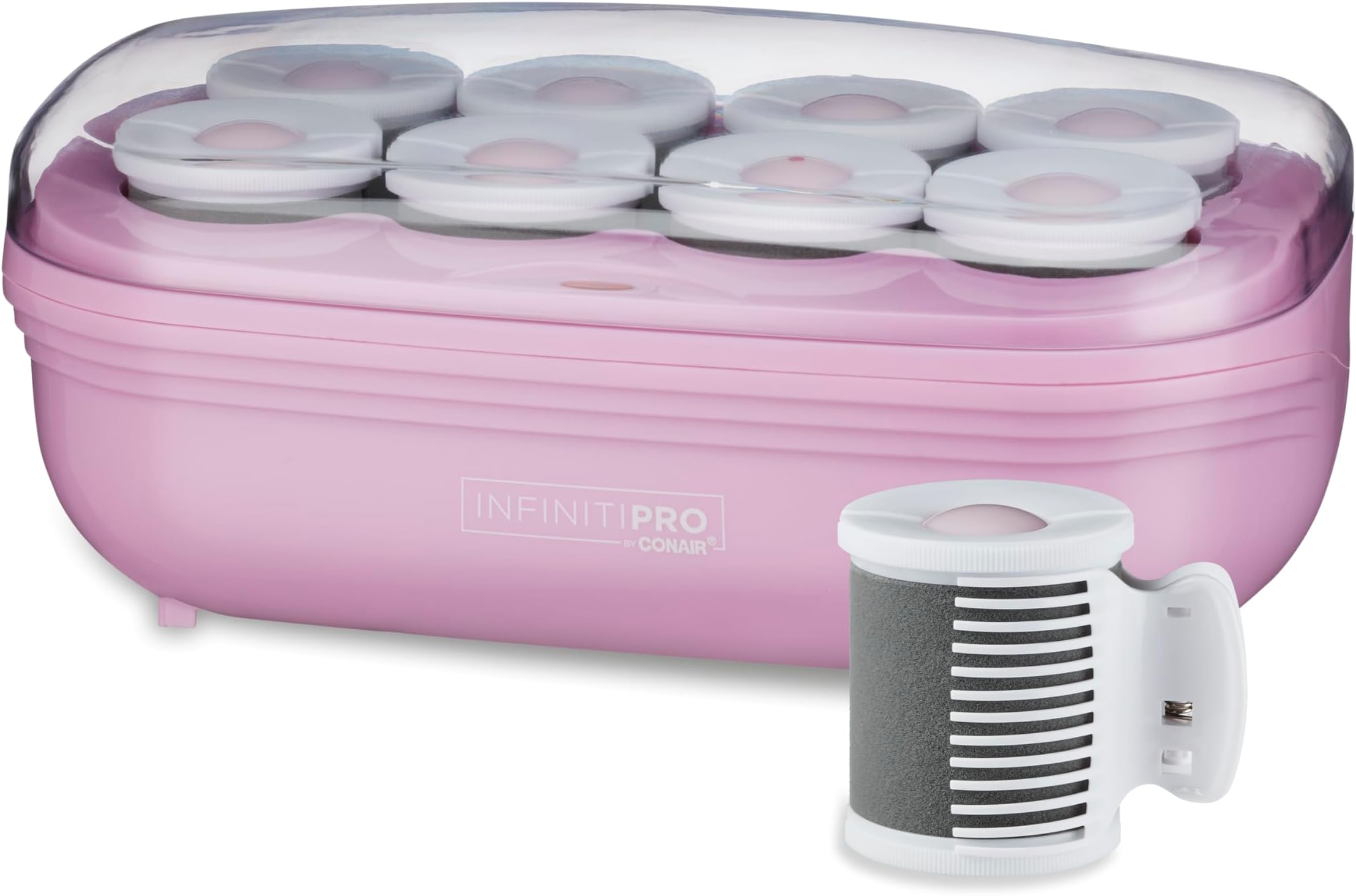 Conair Ceramic 2-inch Hot Rollers, Two-Prong Clips Included, Create Mega Volume and Smooth Waves