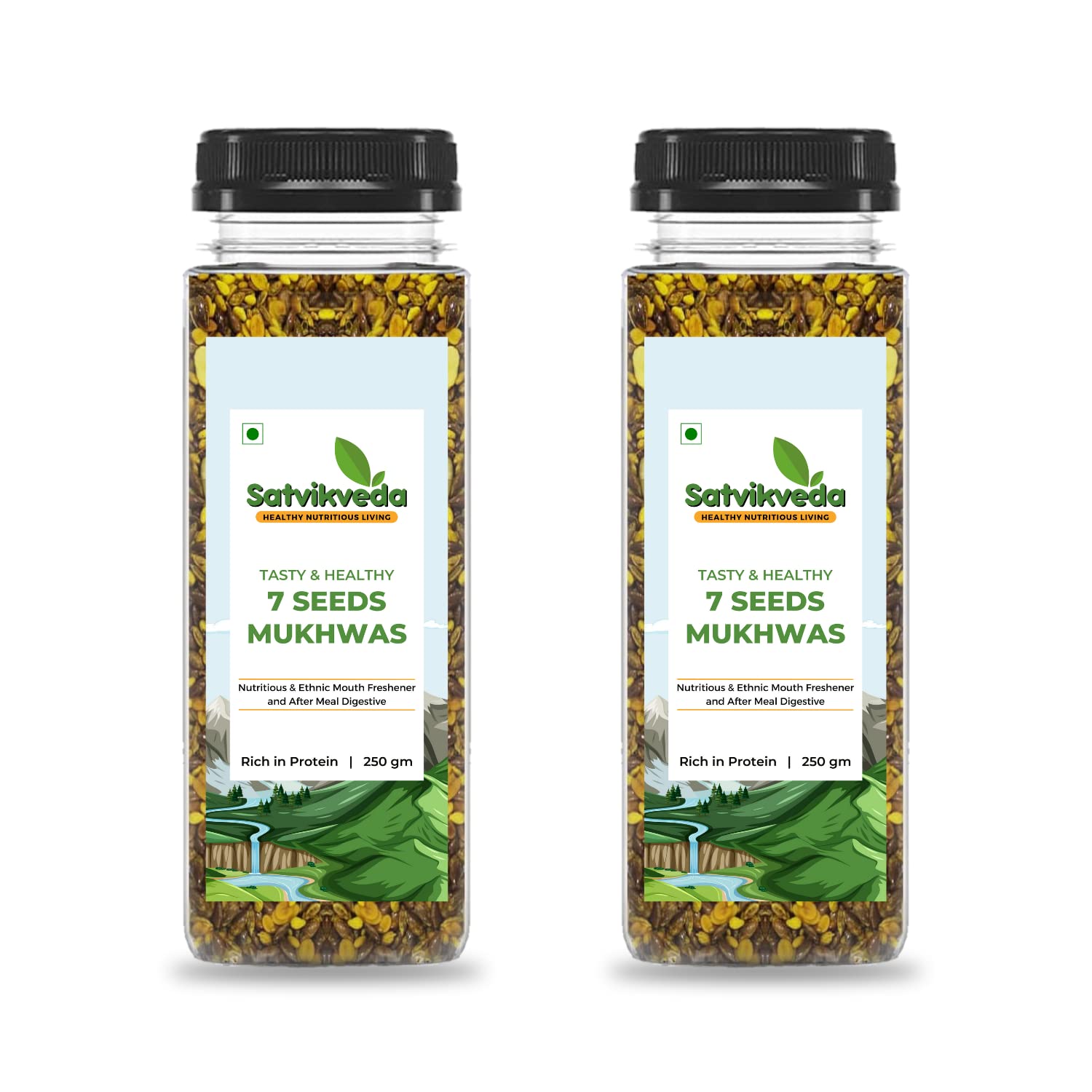 See full amazon price history chart for Satvikveda 7 Seeds Mukhwas 250 gm (Pack of 2), Total - 500 gm | Seeds of Pumpkin, Watermelon, Sunflower, Black Sesame, White Sesame, Flax & Fennel | Digestive & Healthy After meal Satvikveda 7 Seeds Mukhwas 250 gm (Pack of 2), Total - 500 gm | Seeds of Pumpkin, Watermelon, Sunflower, Black Sesame, White Sesame, Flax & Fennel | Digestive & Healthy After meal (B09XJFPPQR) Amazon Price History, Amazon Price Tracker