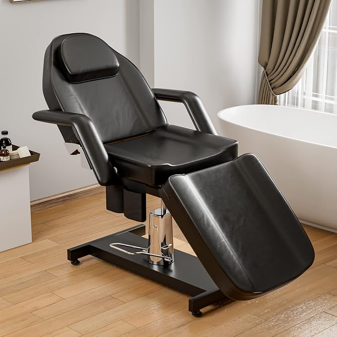 Paddie Hydraulic Tattoo Chair for Client, Swivel Massage