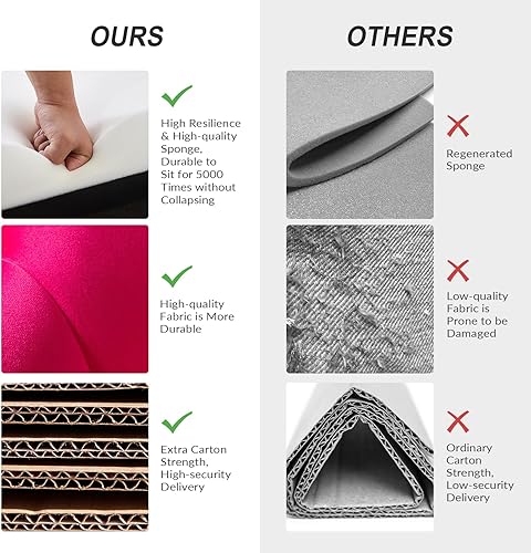 Miniatura 126 de HULALA HOME Moderno sofá biplaza de terciopelo con respaldo en forma de flor, cómodo sofá tapizado de 2 plazas con patas de metal dorado, sofá