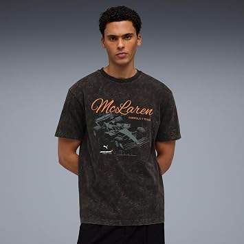 PUMA Men's McLaren Racing Graphic T-Shirt, Black SS26, X-Largearge Mclaren Tee2