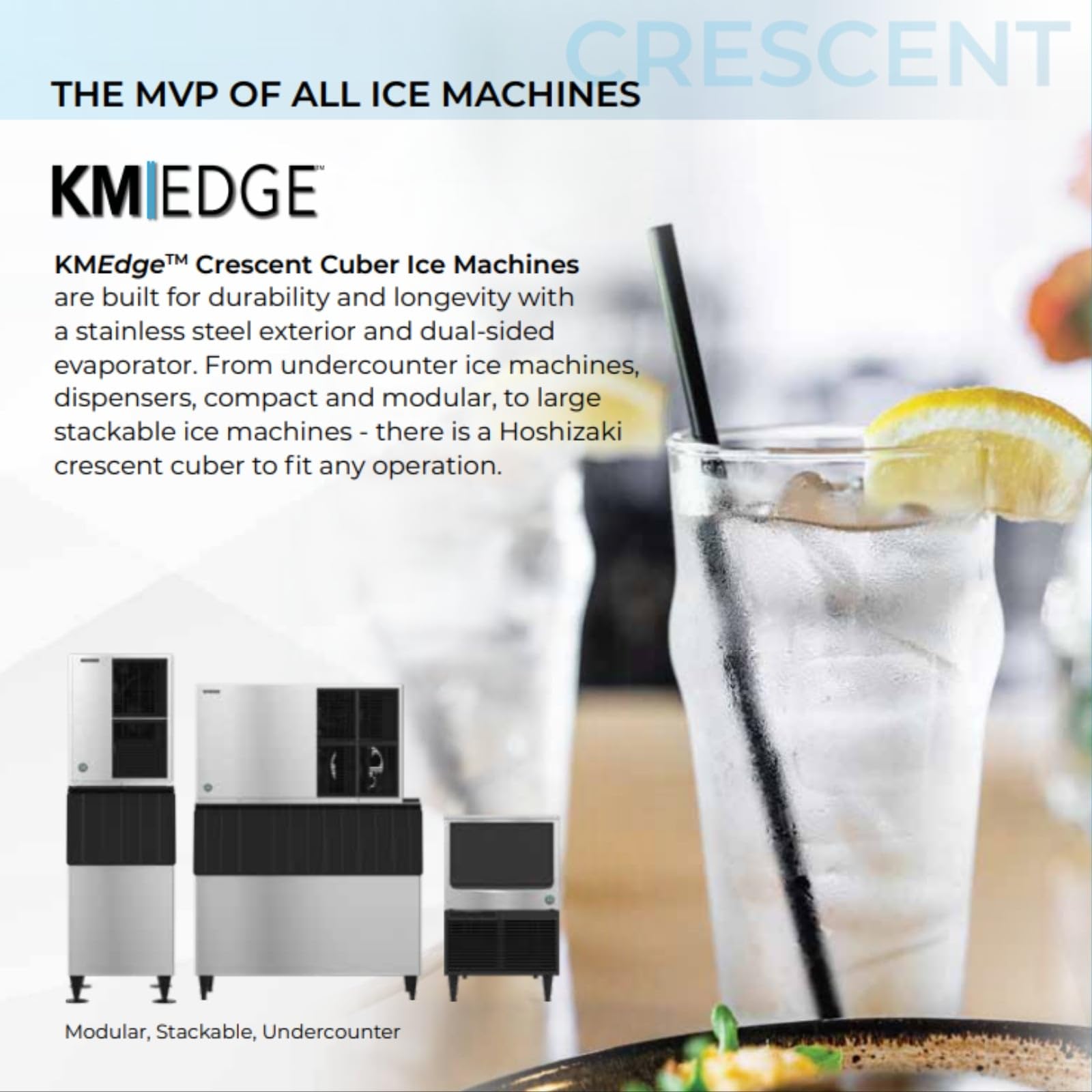 Amazon.com: Hoshizaki KM-1301SAJ, 1365 lbs ice/24Hr, Crescent Cube