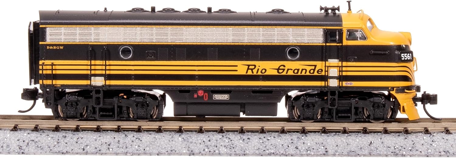 Broadway Limited 7770 EMD F7A, DRGW 5564, Black 3-Stripe, Paragon4 Sound/DC/DCC, N Scale