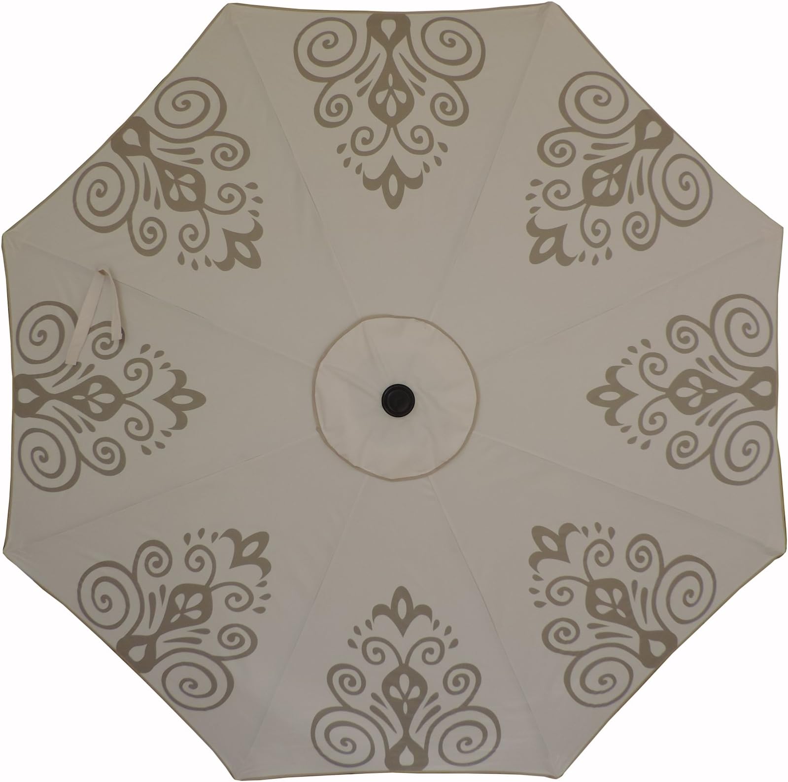 Amazon Com Pebble Lane Living Jcu 1003 16 1361 Premium Market Patio Umbrella With Vented Top 200g Uv Treated Weather Resistant Canopy Tilt Crank Action Velcro Tie Back Tan Brown Design 9