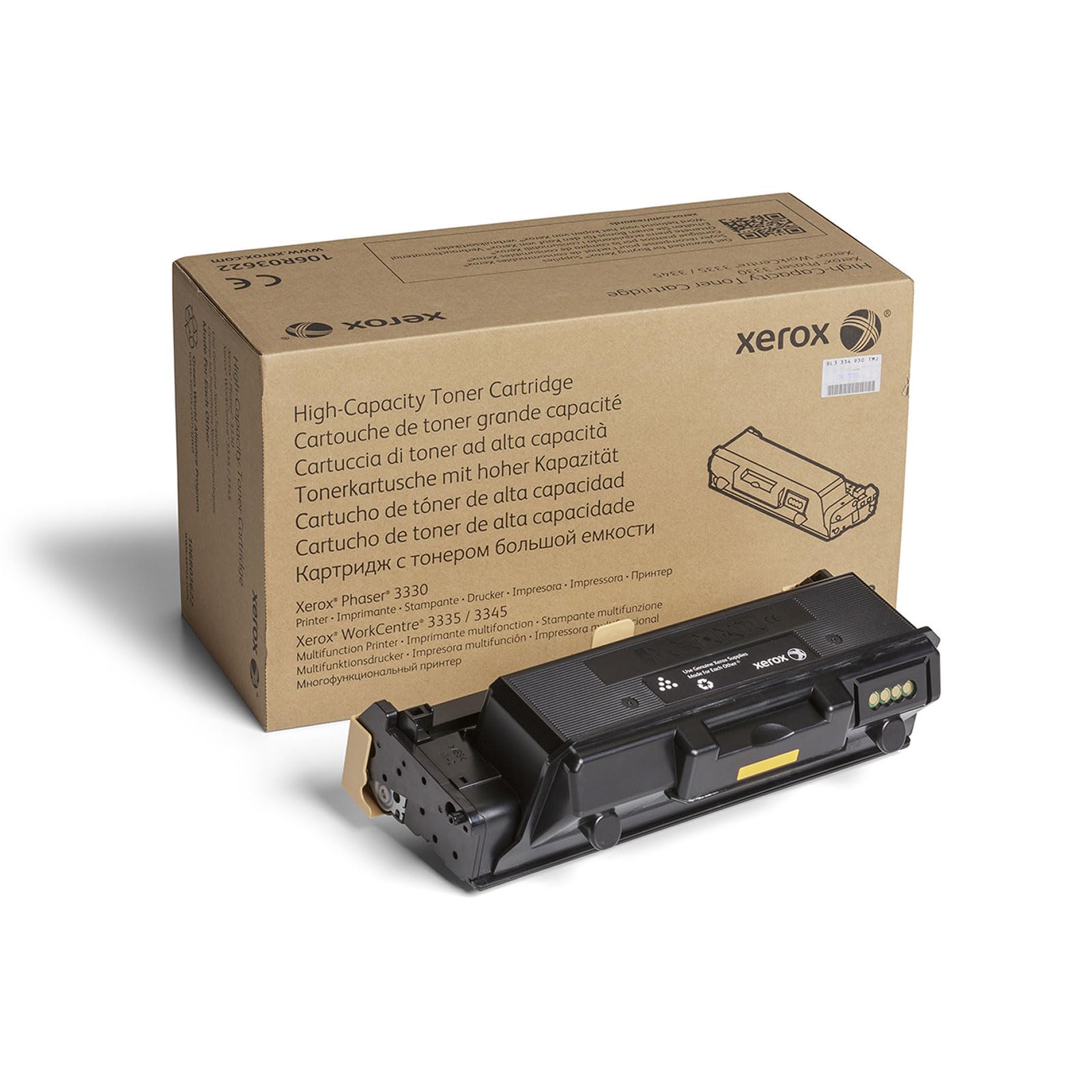 Xerox Original Phaser 3330 / Workcentre 3335 / 3345 Negro Cartucho de Tóner Alta Capacidad (8,500 Páginas) – 106R03622