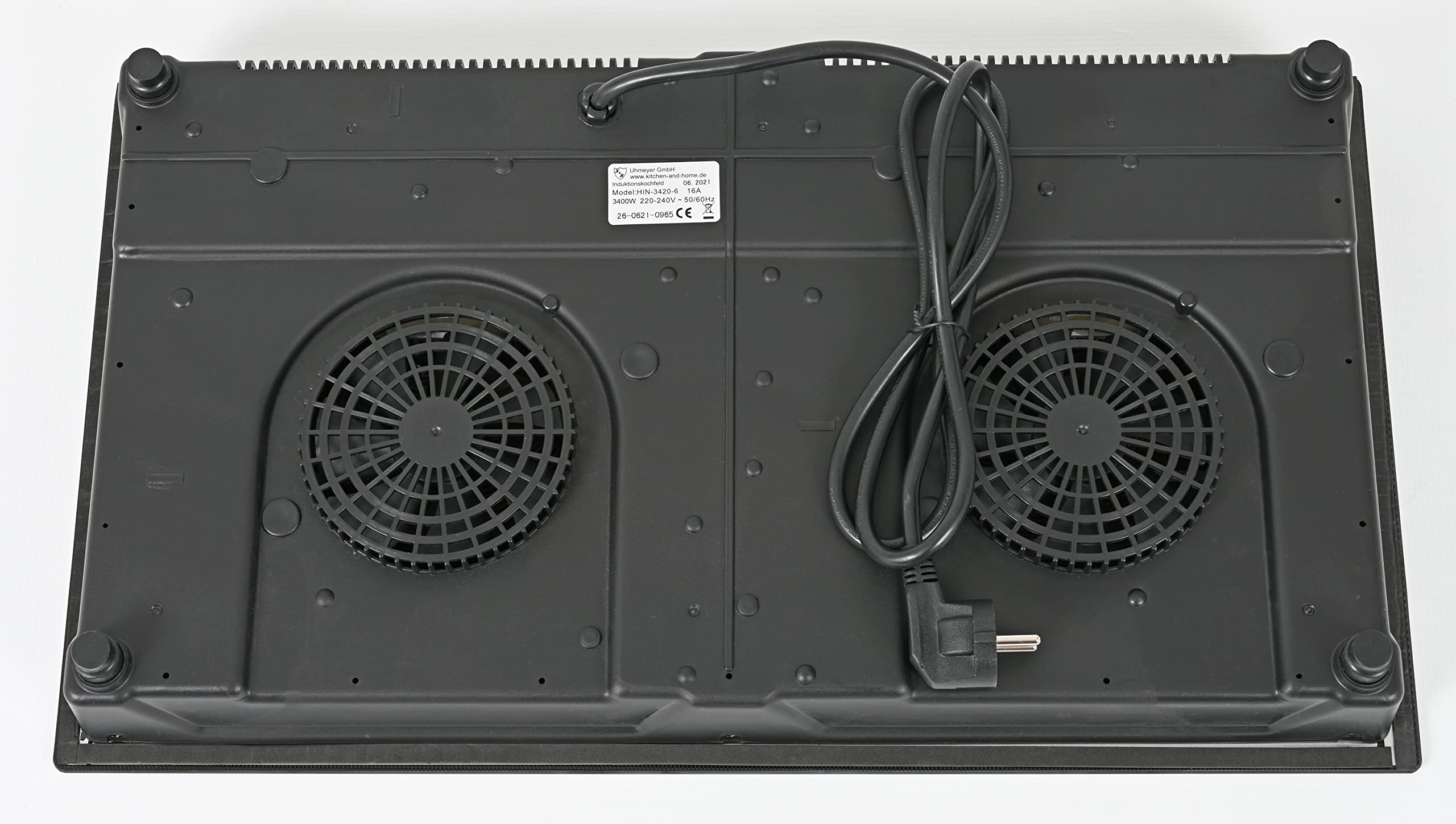 K&H Induktionskochfeld HIN-3420-6 2 Zonen 3400 Watt 17 Leistungsstufen 60cm