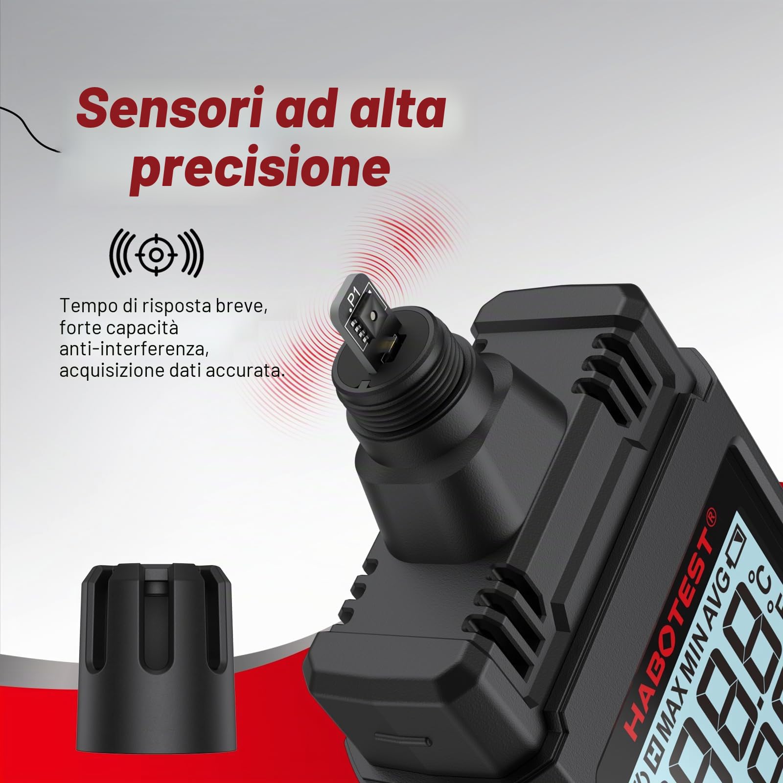 Habotest Misuratore di temperatura e umidità HT607
