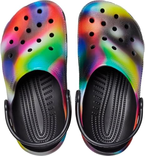 Miniatura 4 de Crocs - Zueco clásico unisex con diseño de teñido anudado (para bebésniños pequeñosniños grandes)