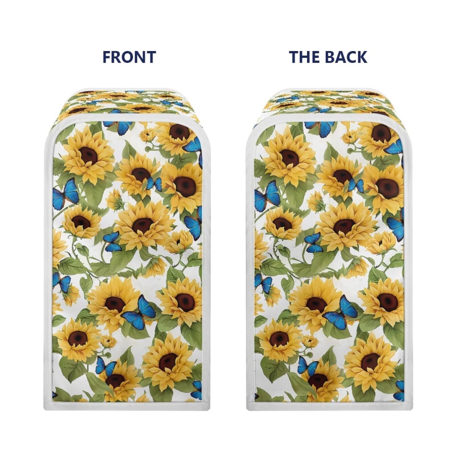 ZOUTAIRONG Sunflower Butterflies Can Opener Dust Cover Flowers Electric Can Opener Dust Cover Kitchen Appliance Covers Can Opener Cover Machine Washable
