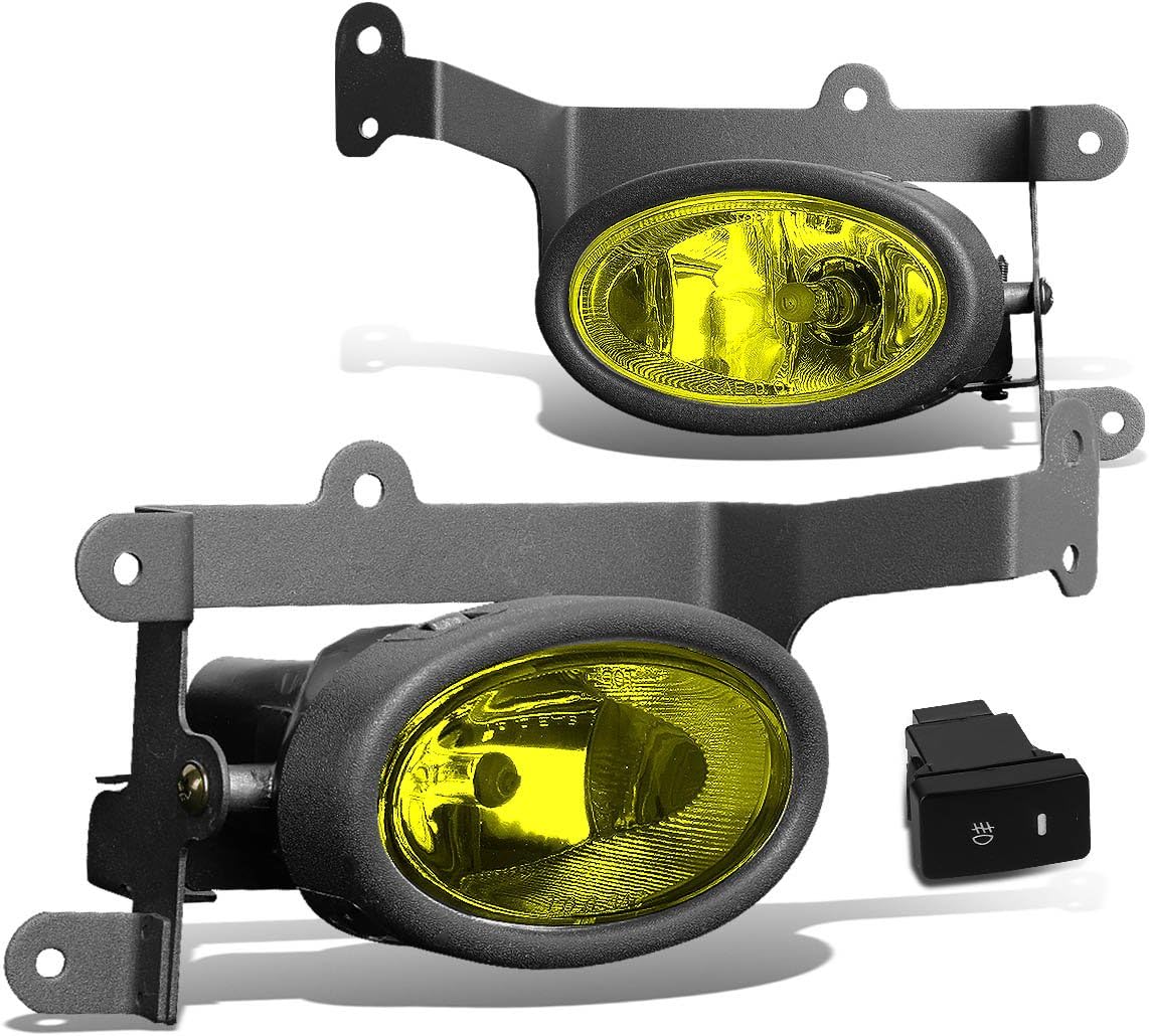 DNA MOTORING FL-ZTL-164-AM Front Bumper Fog Light Driver & Passenger Side Enhance visibility [Compatible with 2012 Honda Civic Sedan]