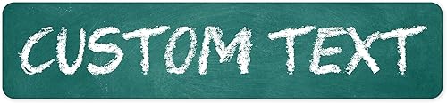 Miniatura 61 de Letrero Personalizado, Letrero de Calle Personalizado, 11 Colores de Fuente, 13 Estilos de Fuente, 4 Opciones de Agujeros, 22 Tamaños, 6x24 Madera