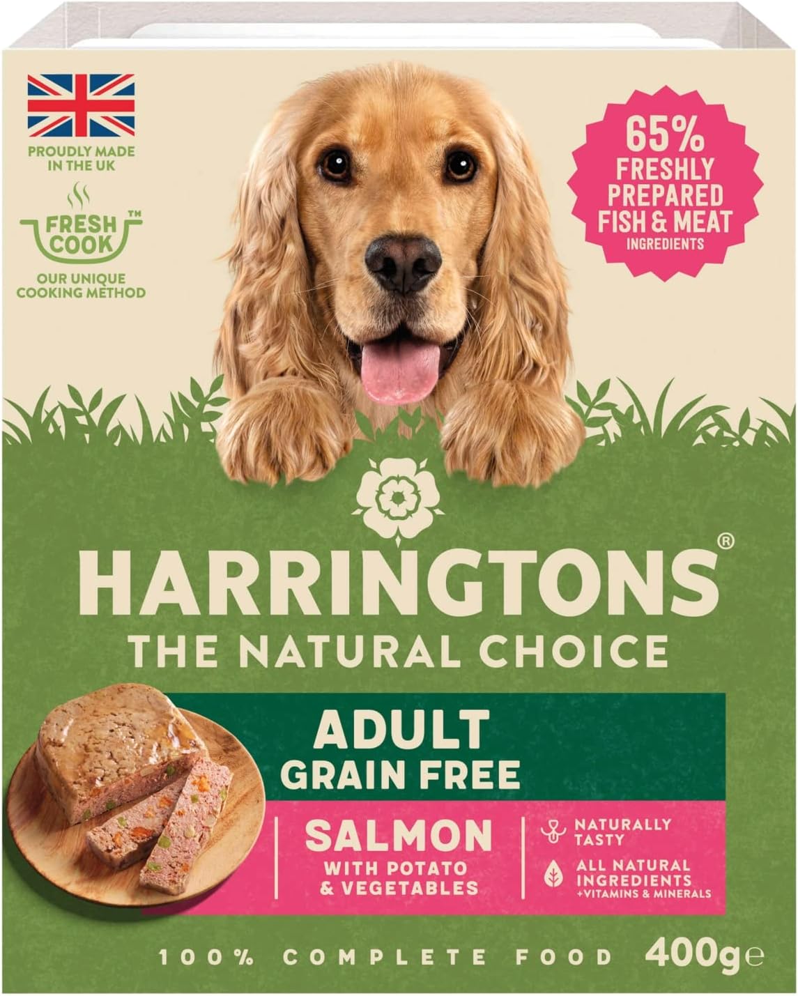 Salmon & Potato with Vegetables Adult Dog Complete, 400g
