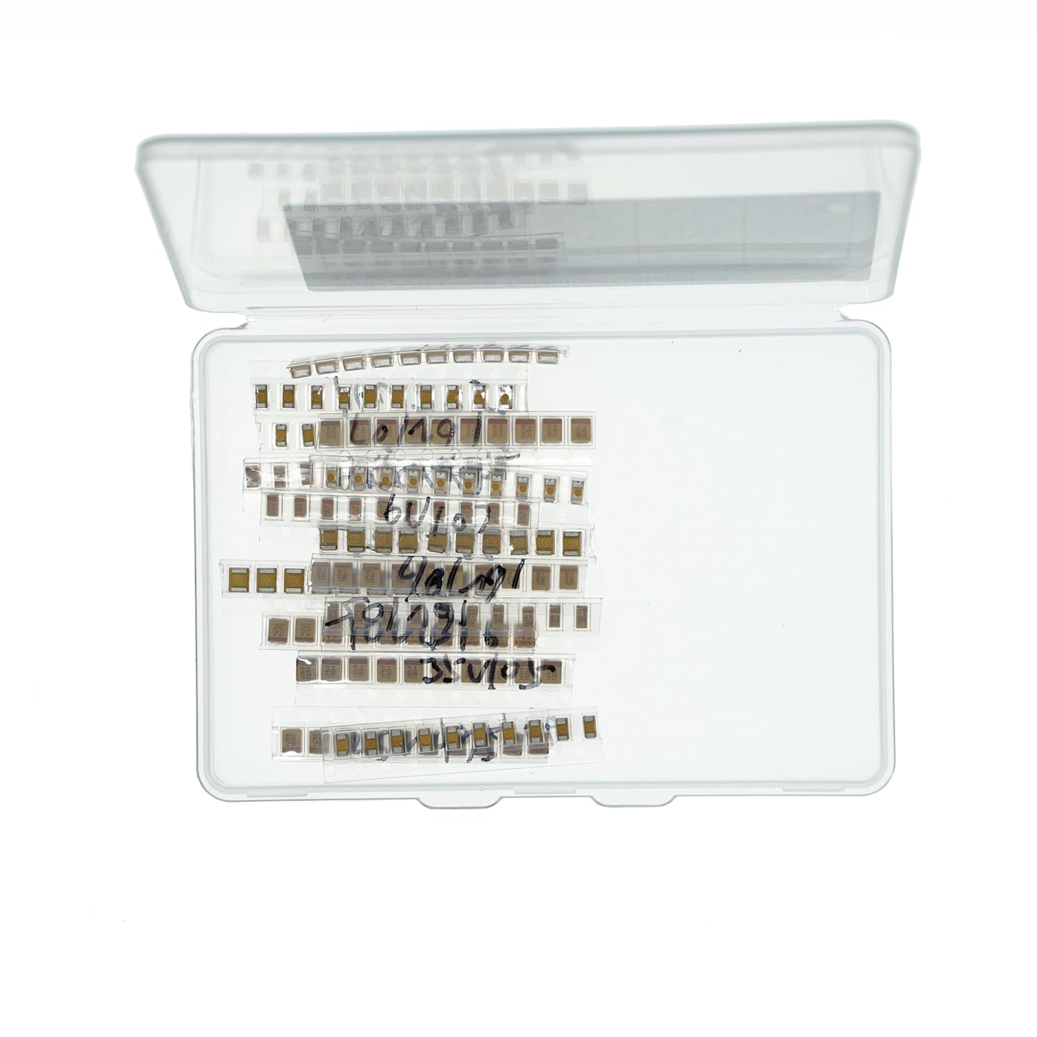 15 Values x 10 Pieces, Total 150 Pieces,SMD A B Case Tantalum Capacitors Assorted Kit 1uf-220uf
