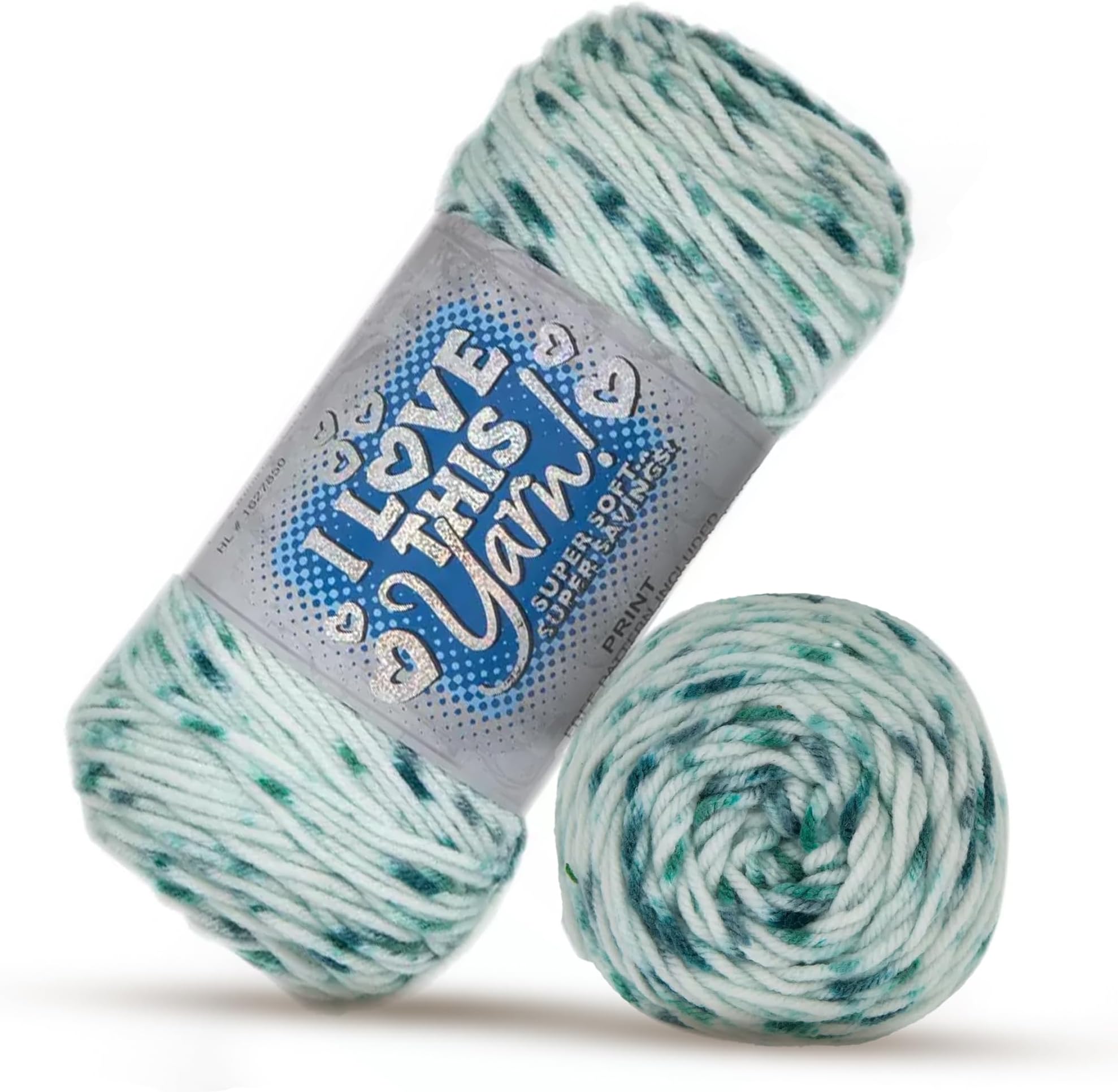 I Love This Yarn 4 - Medium Soft Skein – 252 Yards of Acrylic Yarn for Crocheting & Knitting Blankets, Hats, & More – Craft Supplies for Handcrafting Accessories, Be Still
