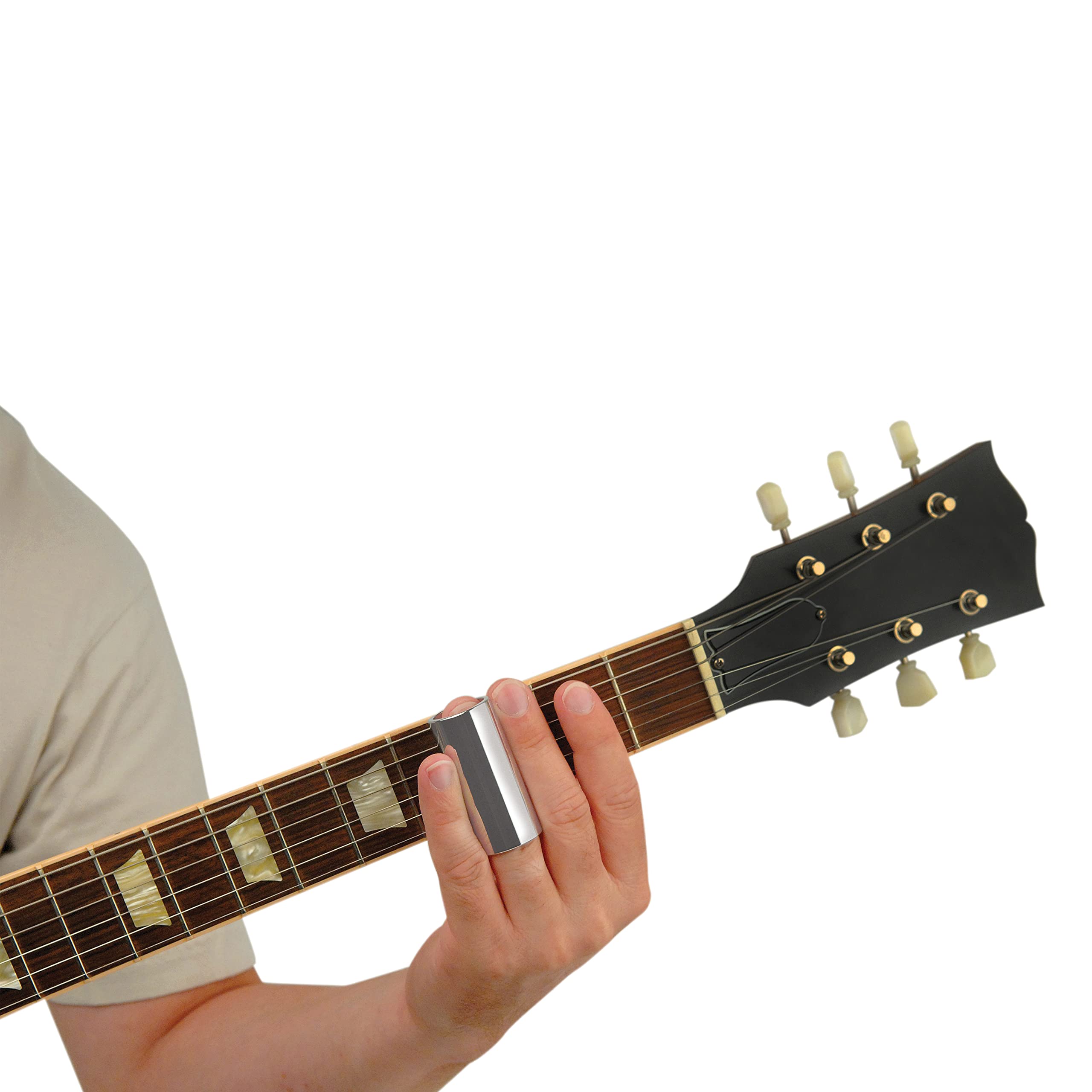 D'Addario PWCBS-SM Slide Medio per Chitarra Planet Waves in Ottone Cromato