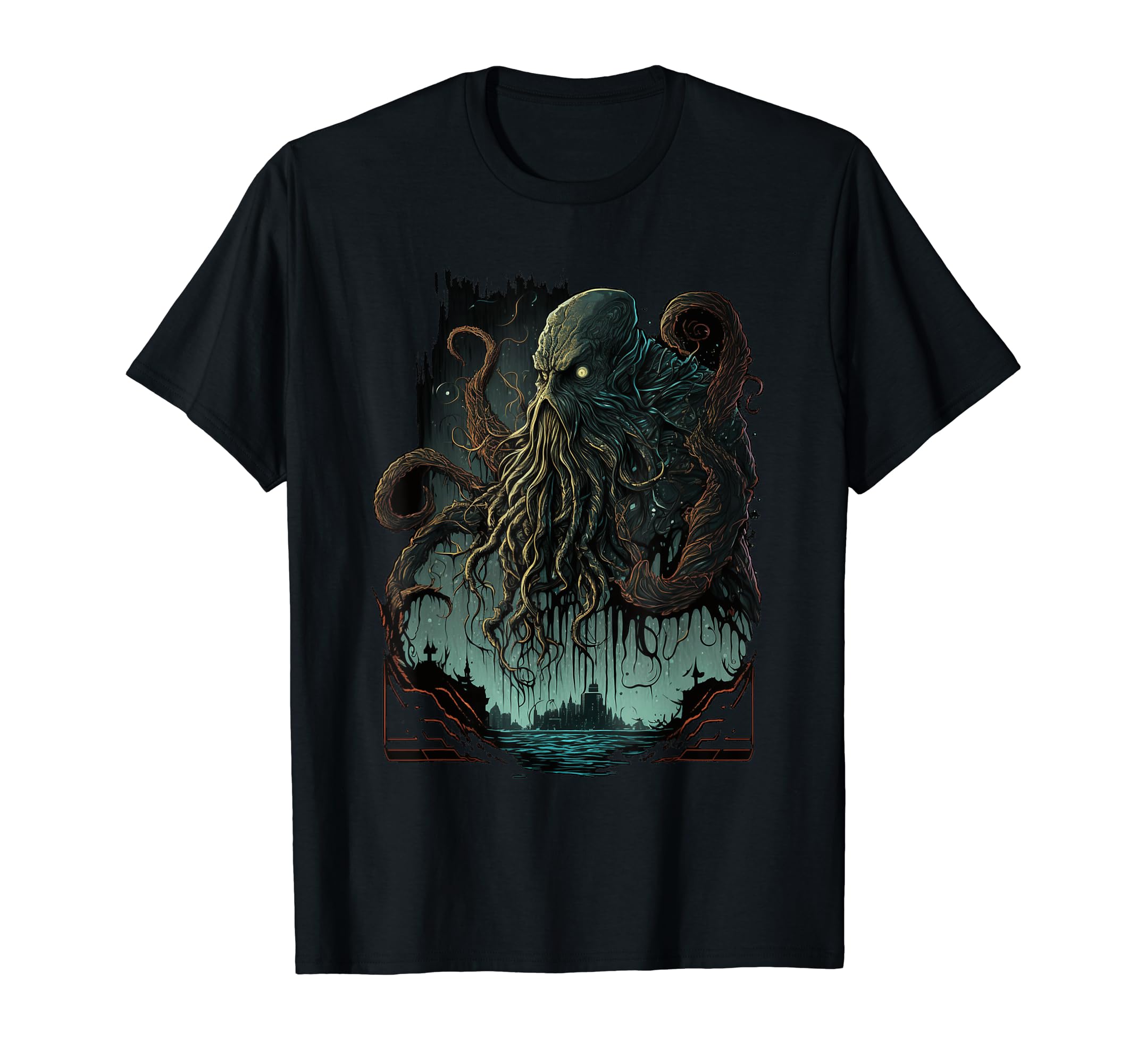 Cthulhu Tees and GiftsCthulhu Lovecraft | Horror Cthulhu Myth | Entity of Cthulhu T-ShirtOEKO-TEX STANDARD 100