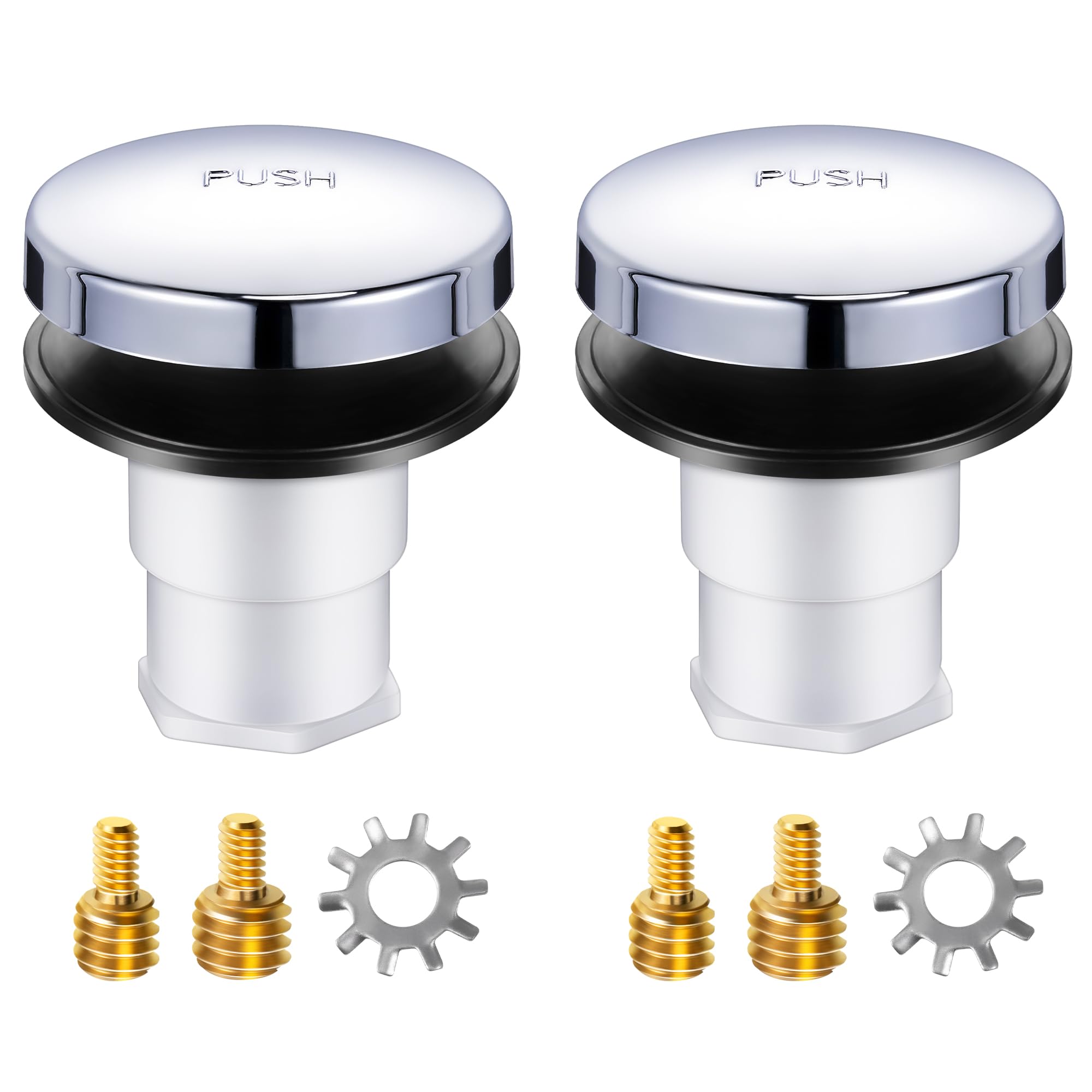 Drains para bañera Dreyoo de acero inoxidable con tapón de rebose