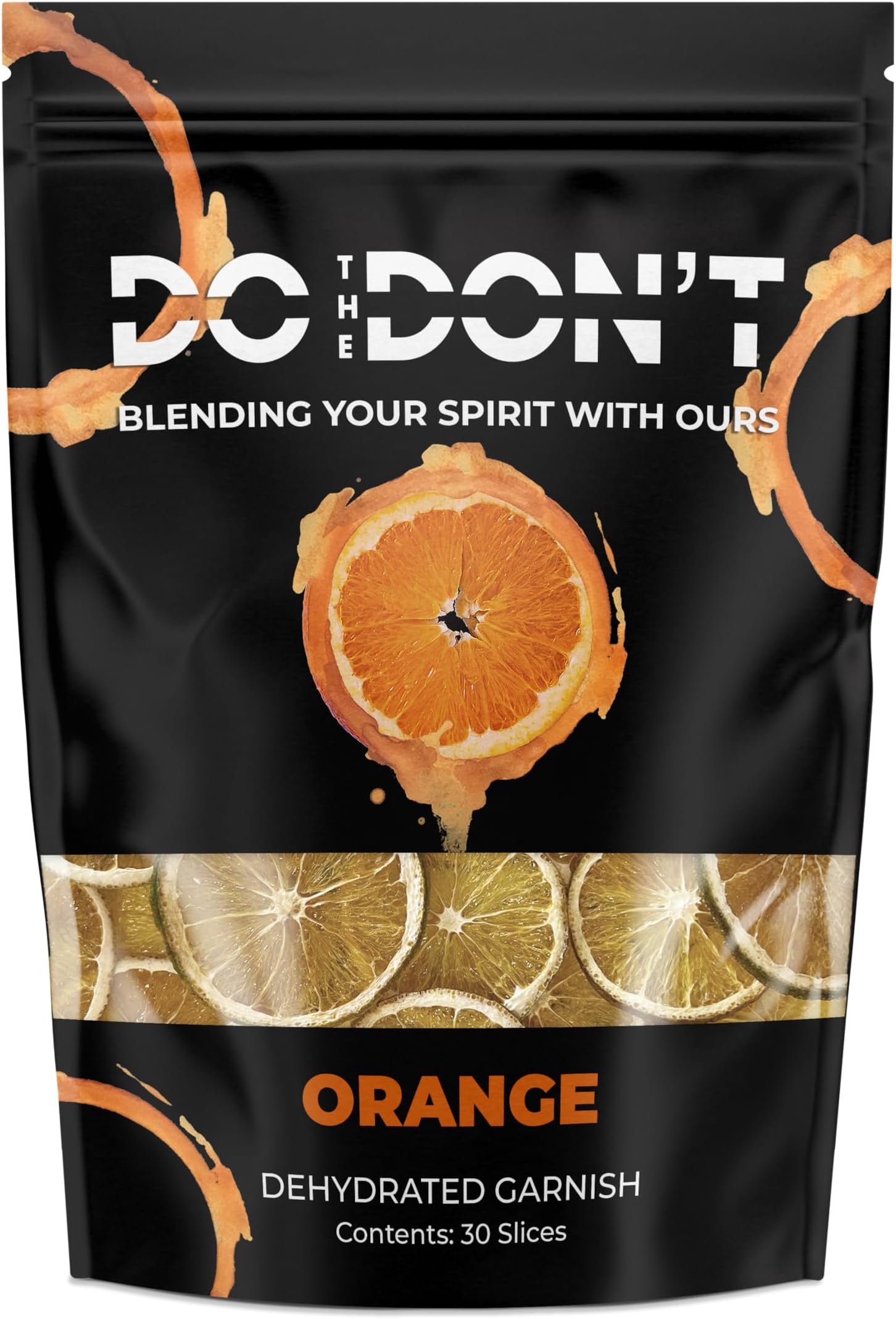DO THE DON'TPremium Dehydrated Orange Slices - Ideal Cocktail Garnish, Adds Zing & Impresses Guests, Perfect for Mixology, 50g