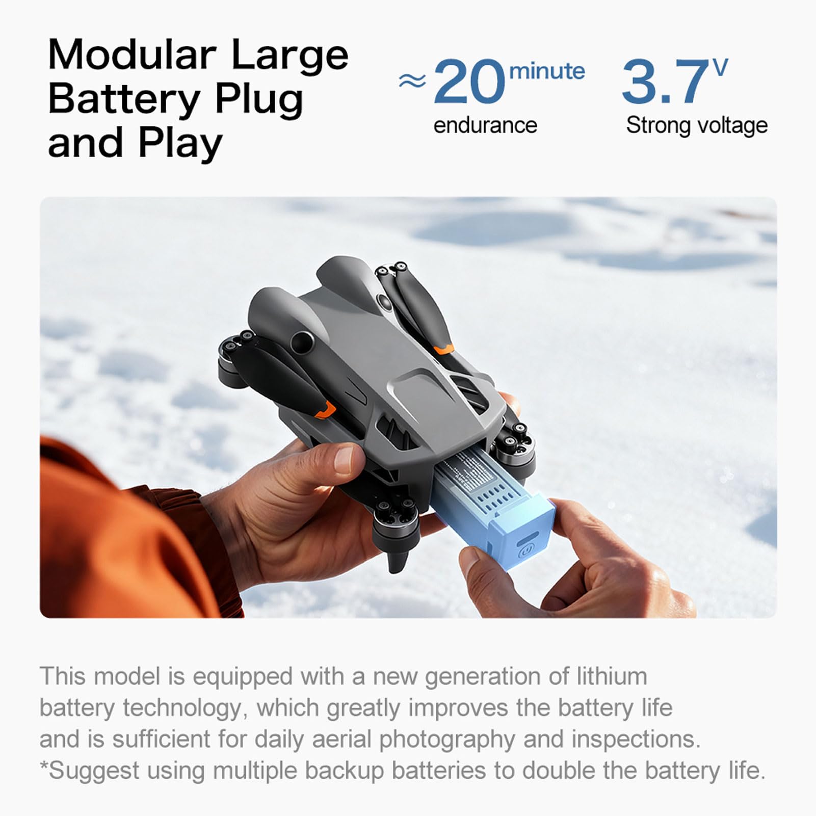 Zunate Drones Plegables con Cámara 4K, Ultraligero de 183 G, Cámara WiFi Portátil Cuadricóptero RC con Motor Sin Escobillas, 2 Baterías de 1300 MAh, para Adultos Principiantes