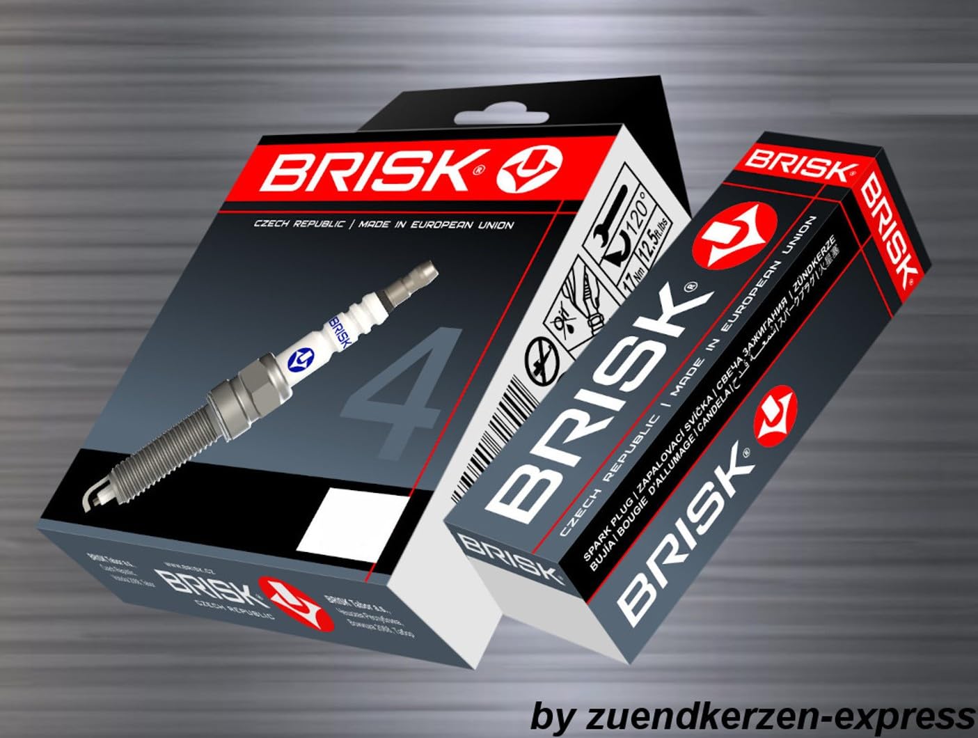 BRISK Platin GR15YP-1 1579 Bujías de Encendido, 4 piezas