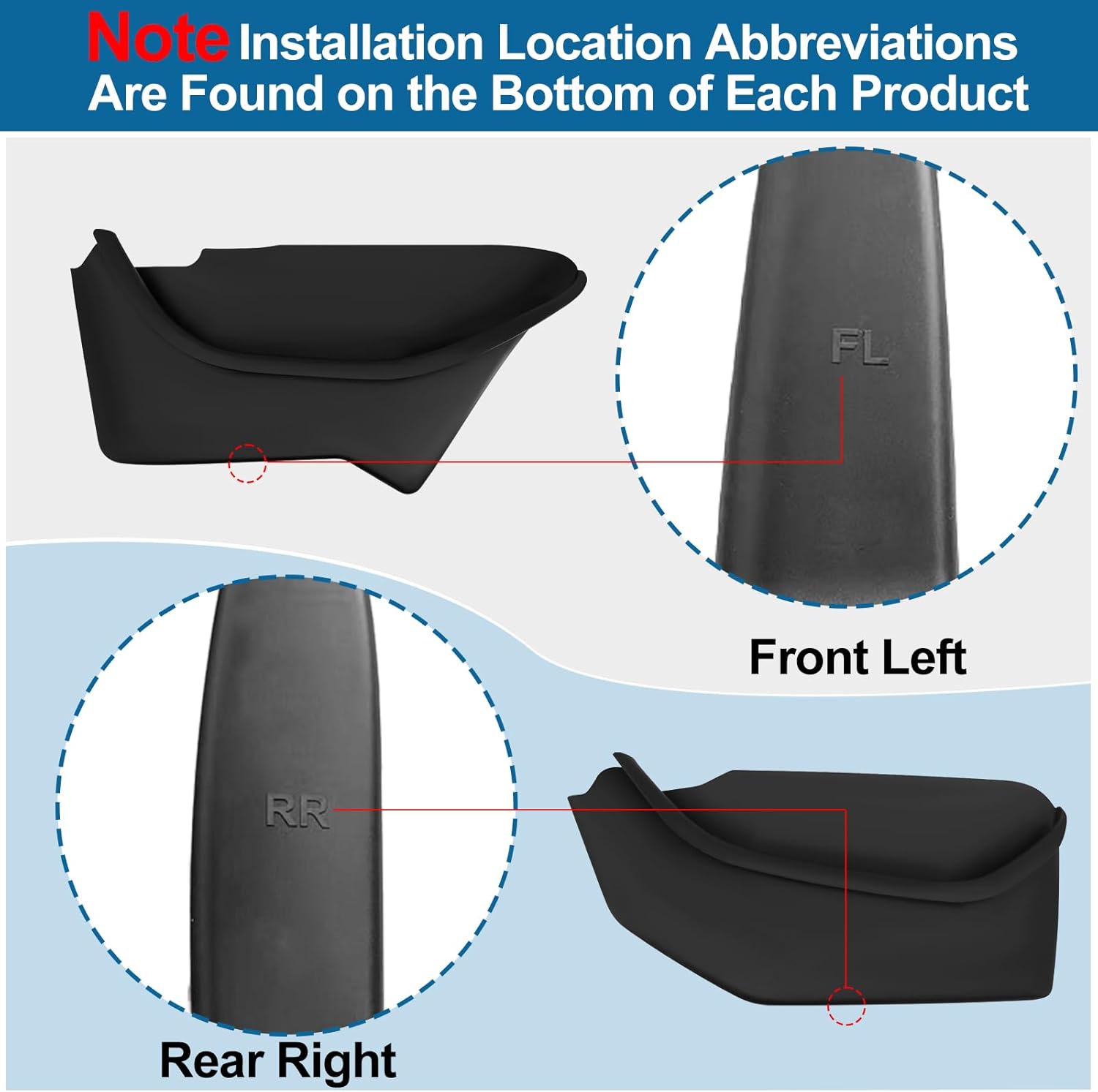 2025 2026 Tesla Model Y Juniper Door Pocket Liner Storage Box Organizer Front & Rear Side Door Inserts for Juniper Full-Cover TPE Waterproof Refresh Model Y Accessories 4PCS