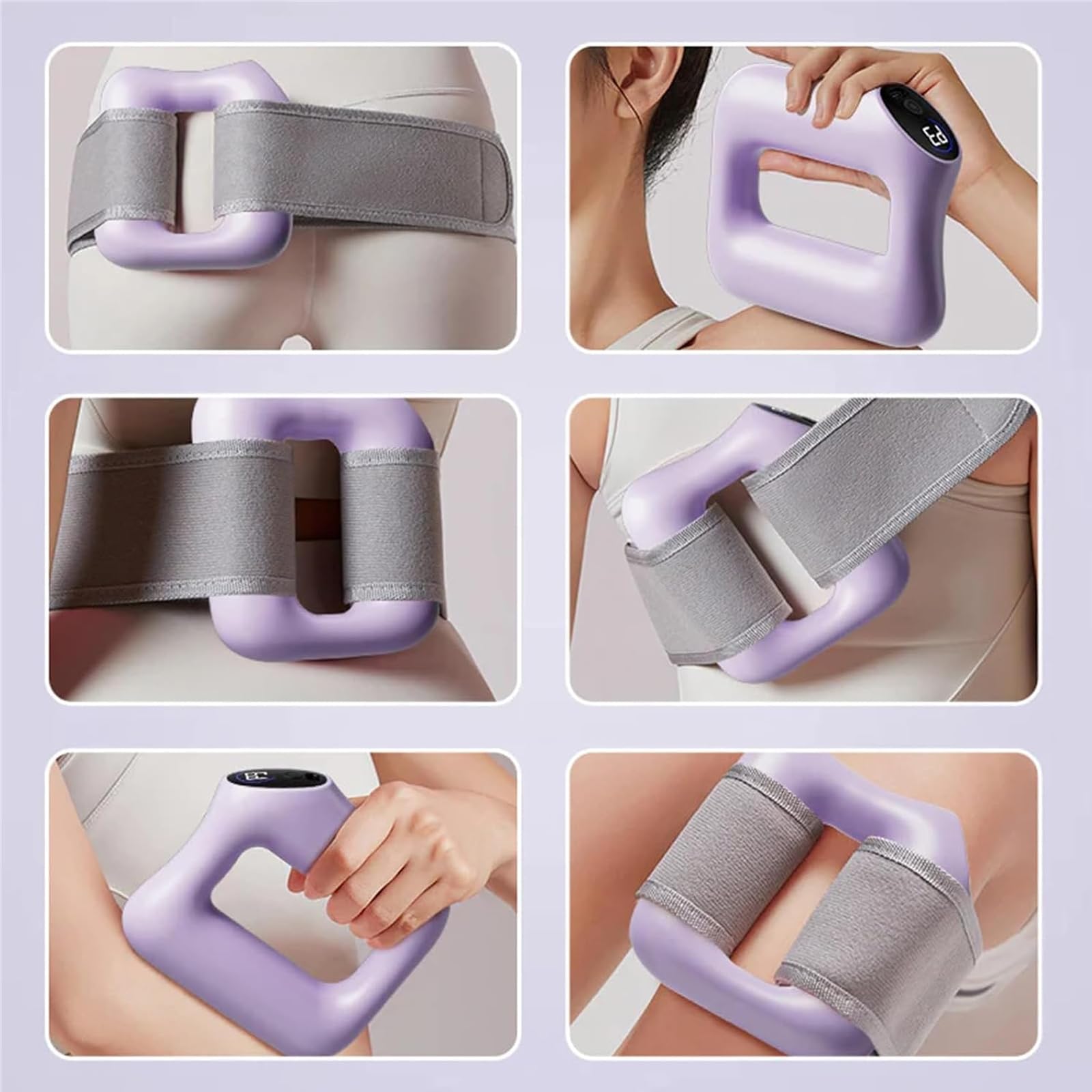 faszien gurt，massageroller mit vibration zur faszien-straffung,fasziengurt,Ganzkörper-massagering,multifunktionalganzkörper-faszienring,Tragbares Wiederaufladbares Massagegerät Für Sportler & Senioren