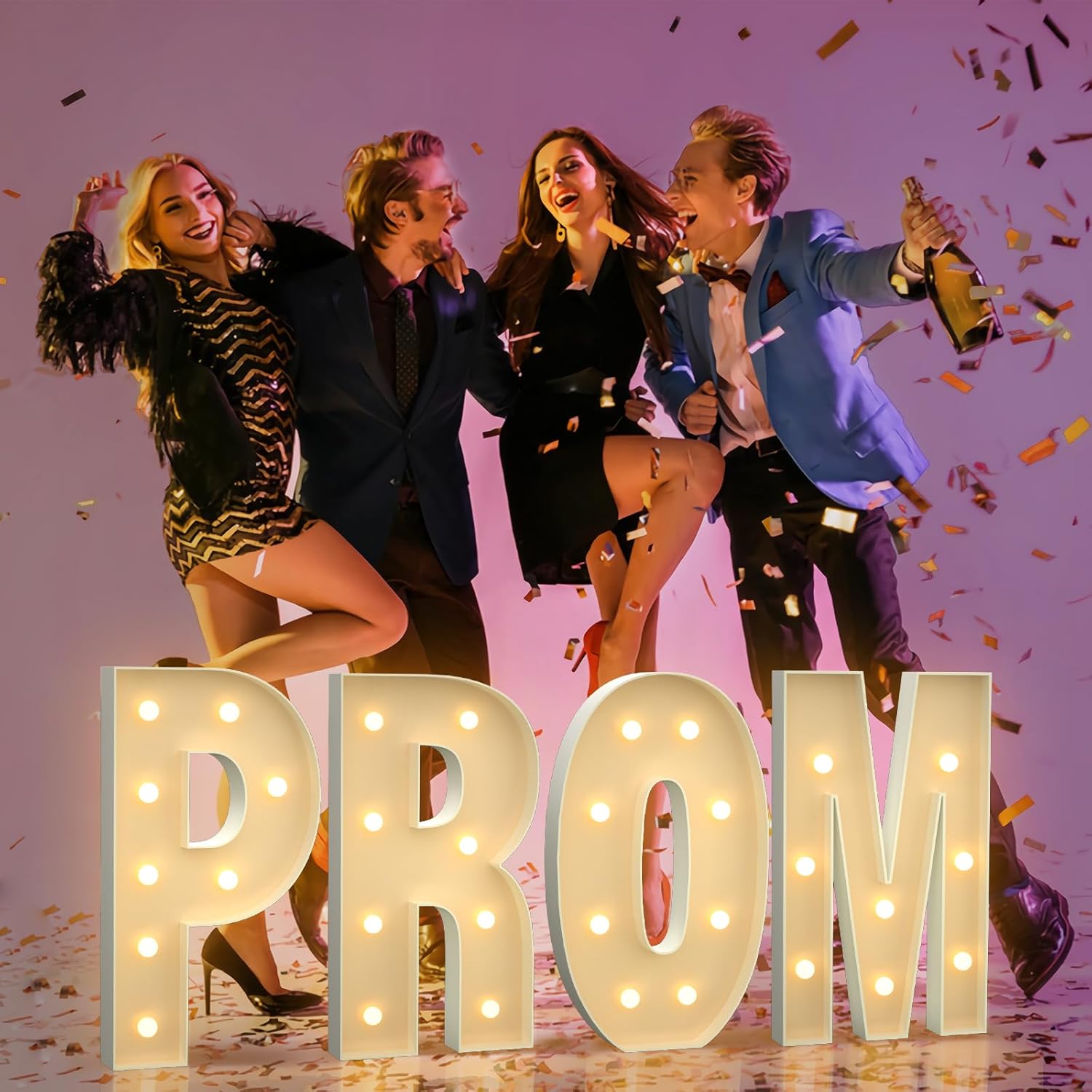 Marquee Letters 3 Feet Tall 3FT Large Light Up Letters R for Backdrop Big Marry Me Sign Birthday Party Decorations Engagement Party Pre-Cut Foam Board - Image 7