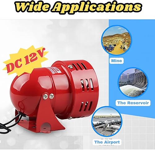 Miniatura 2 de Alarma al aire libre DC 12 V con cable de alarma ruidosa sirena para el hogar sistema de protección de seguridad interior al aire libre ignífugo