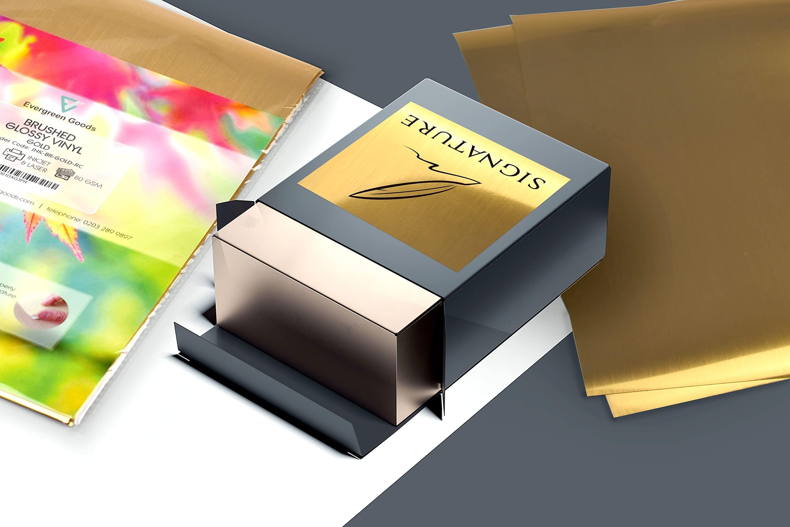 50 Fogli A4 In Vinile Lucido Impermeabile Metallizzato Perlescente - Foto 9