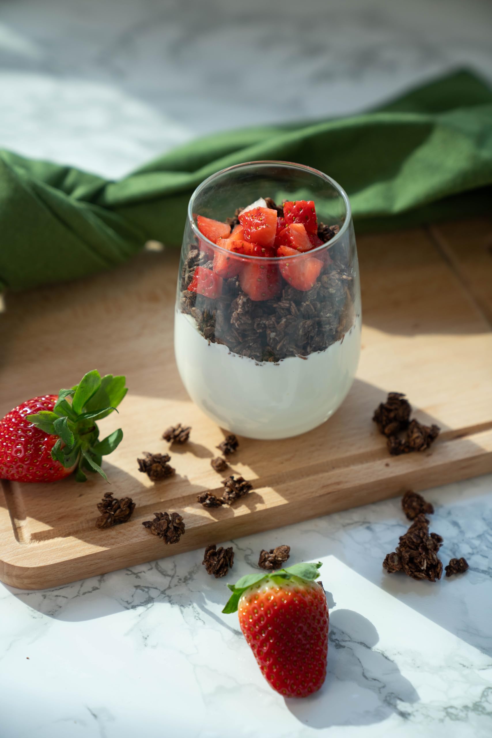 Goodly, Granola con Cacao, Senza Glutine e Zuccheri Aggiunti, Ricca di Fibre, 6x300 g