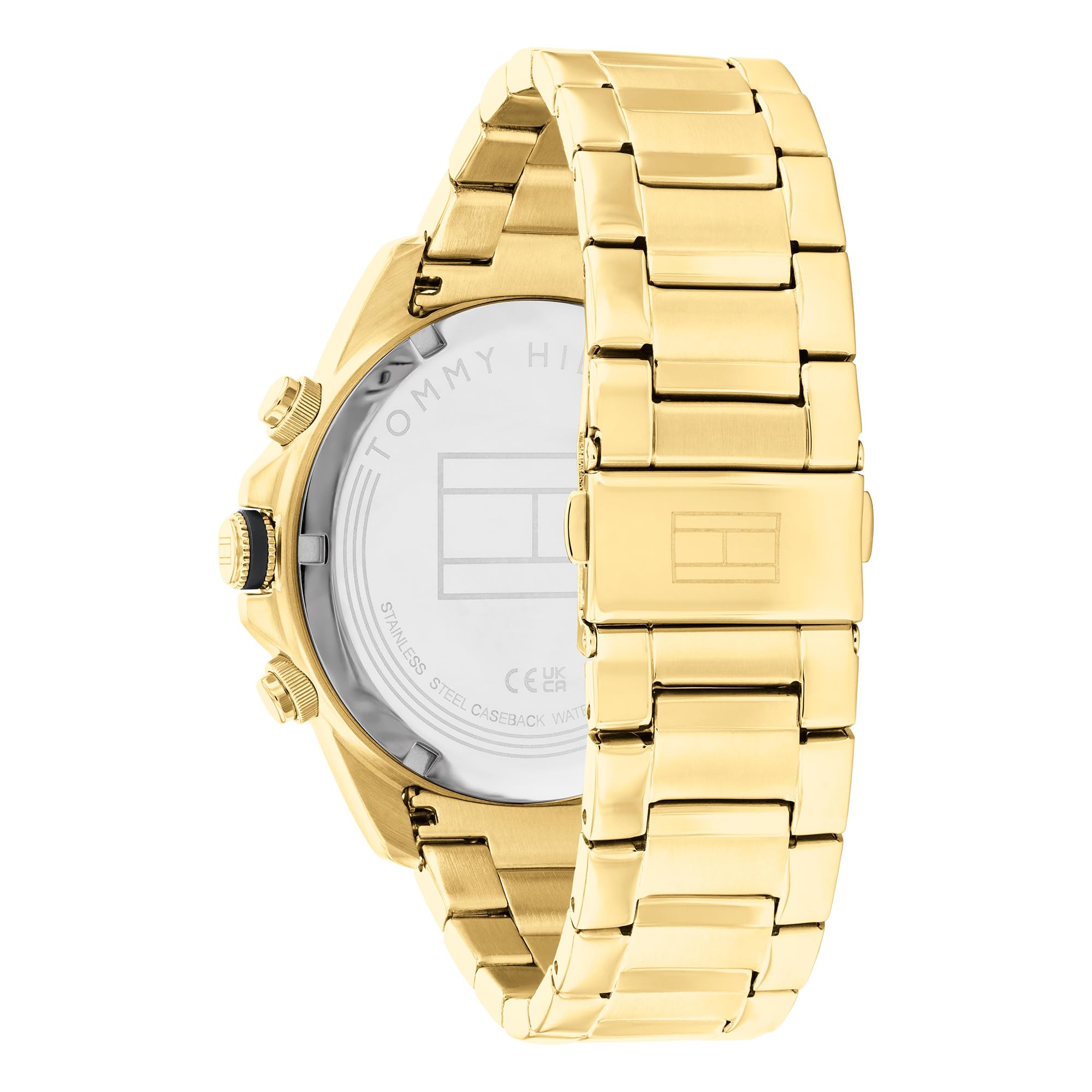 Tommy Hilfiger Reloj Analógico Multifunción de Cuarzo para Hombre con Correa de Acero Inoxidable, de Silicona o de Cuero