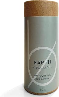 BOTTLE NONE | Earth Strongest Formula Deodorant | Aluminum Free Deodorant with Zinc, Baking Powder, Bentonite Clay and Therapeutic Grade Essential Oil | Herbal Scent | Lasts 6+ Months
