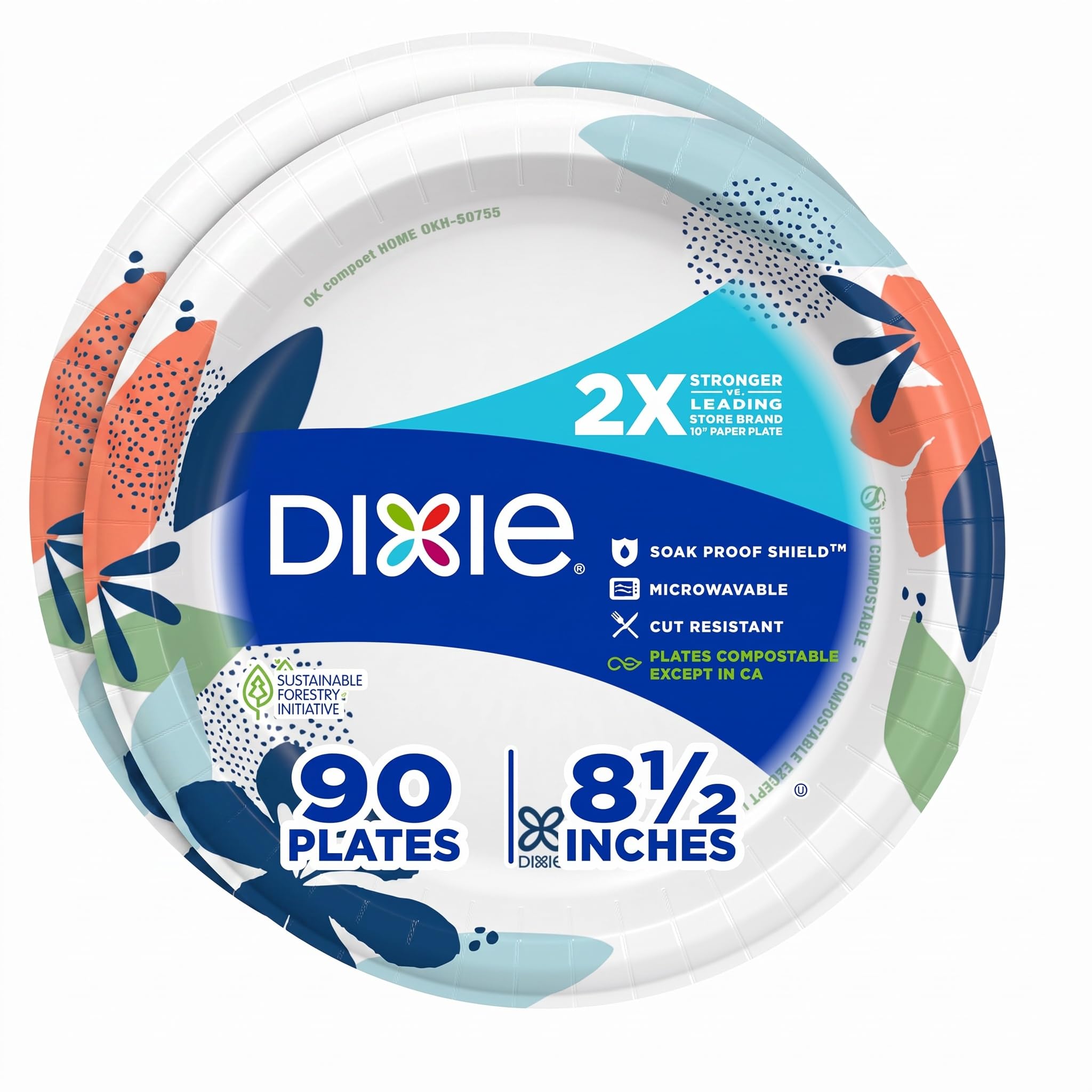 Dixie Paper Plates - 86 Count -14