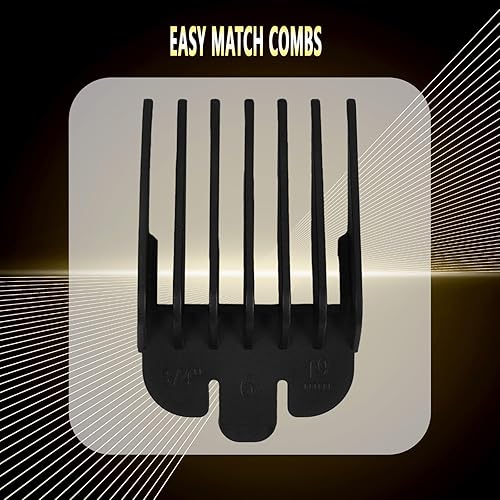 Miniatura 8 de Professional Hair Clippers for Men With Extremely Heavy Duty Cutting Performance, Cordless Clippers for Hair Cutting, Quiet Hair Trimmer for Men and