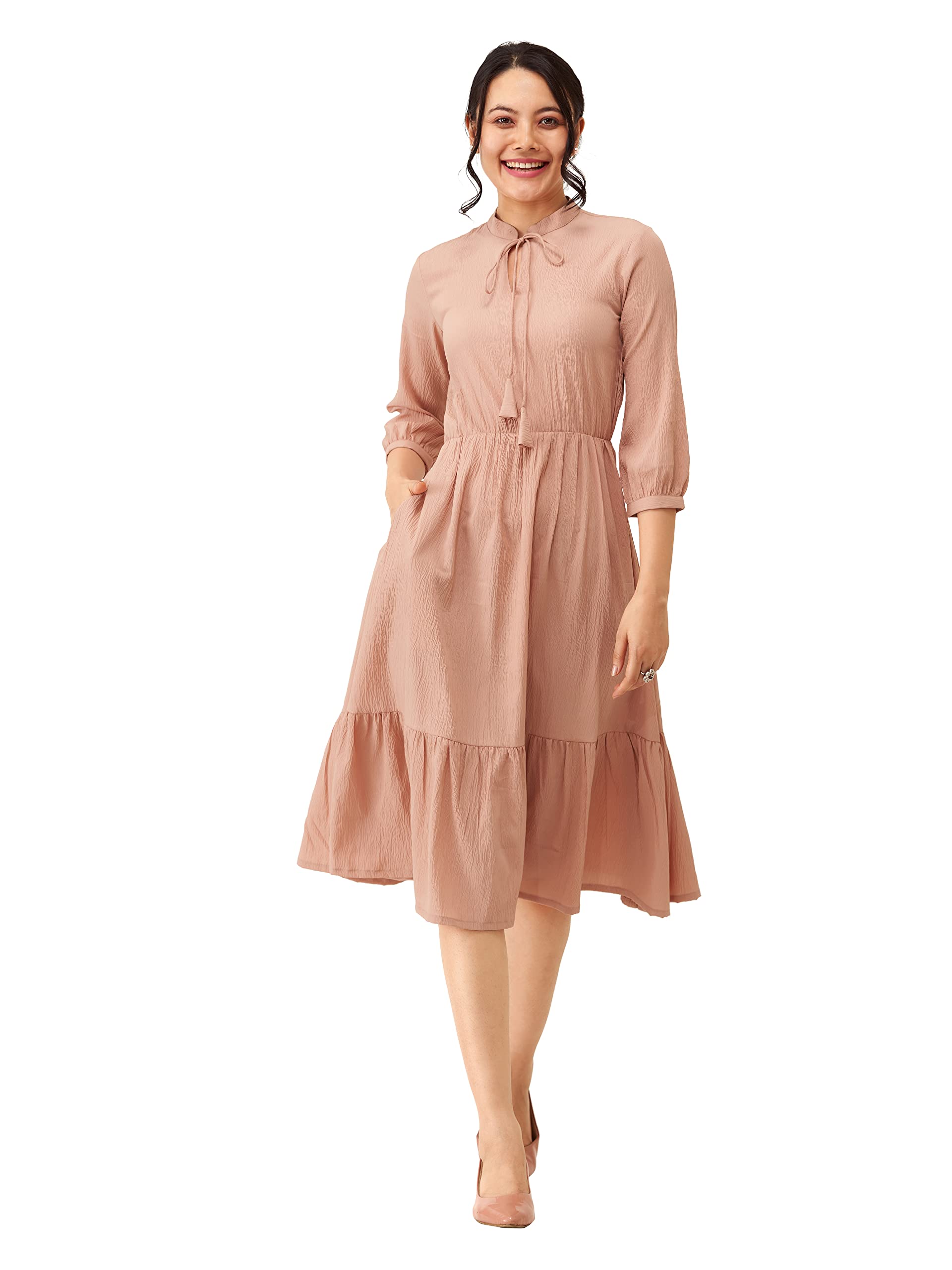 AASKWomen Fit and Flare Dress
