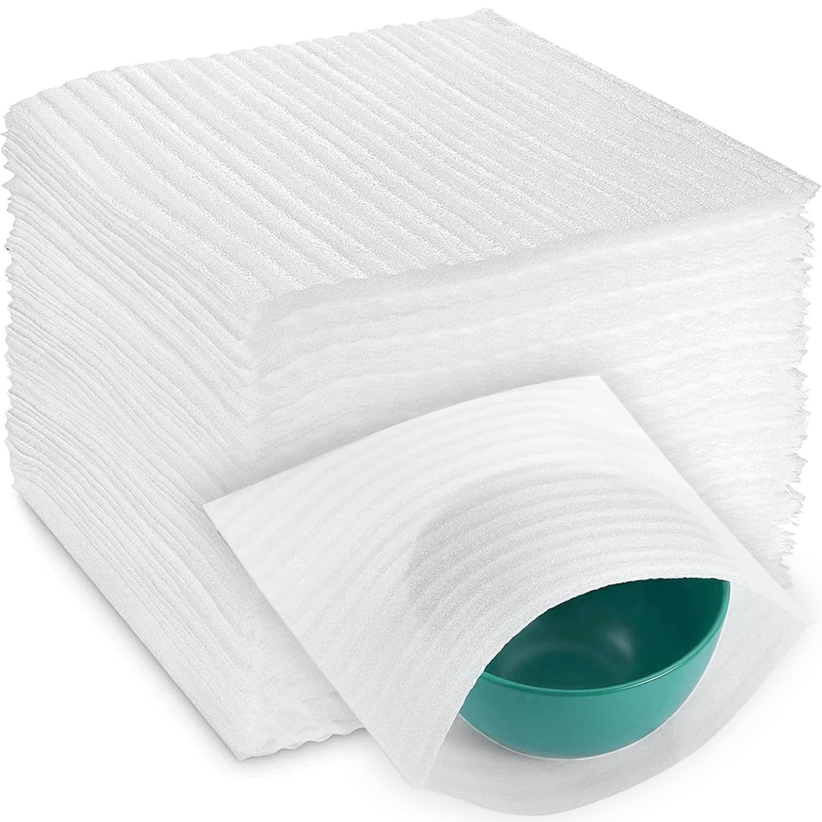 Envoltura de Espuma 30x30 cm 100 Piezas, Material de Embalaje de Burbujas para Mudanza