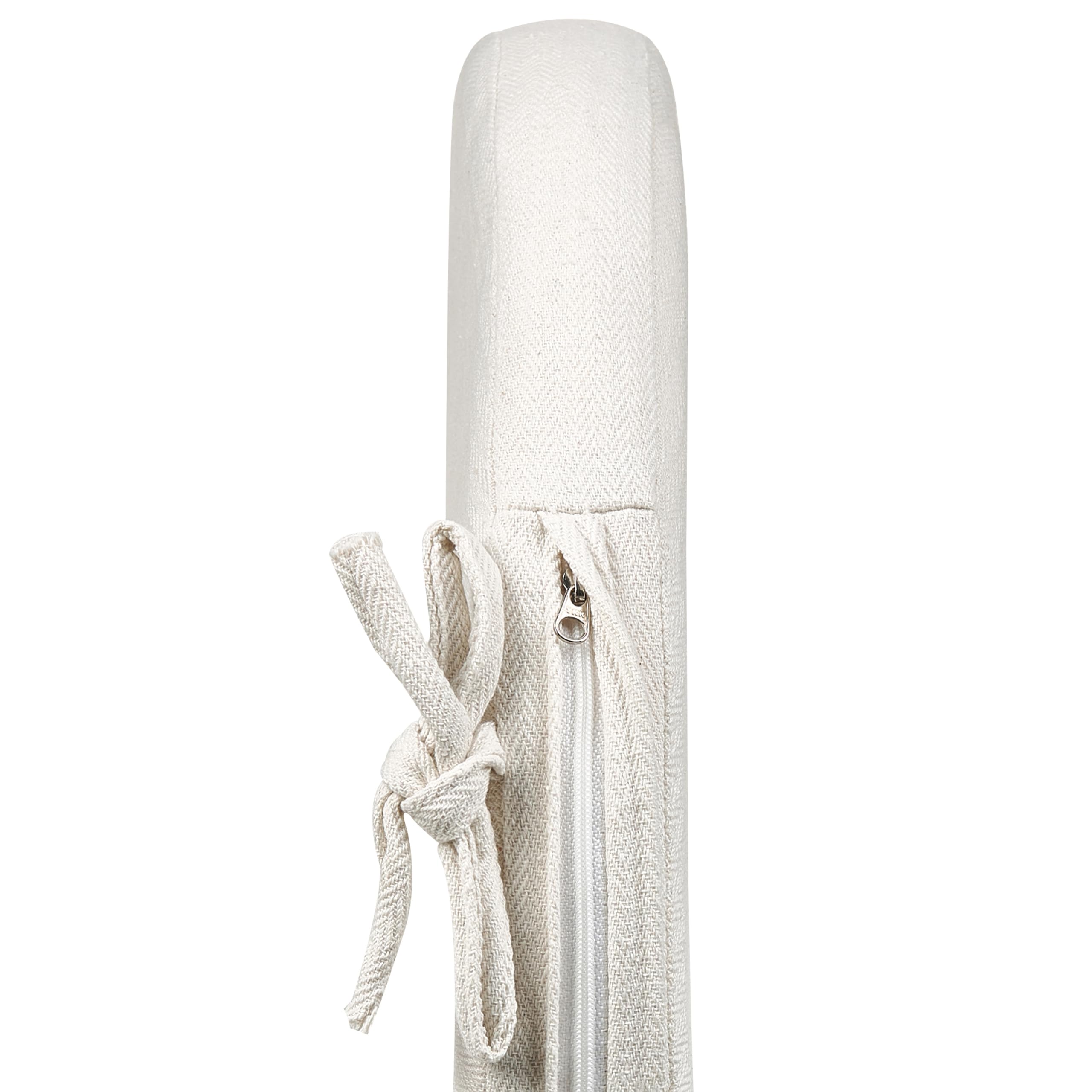 Beliani Pfauenstuhl aus Rattan natürlich/beige mit Kissen Indoor und Outdoor Carrara